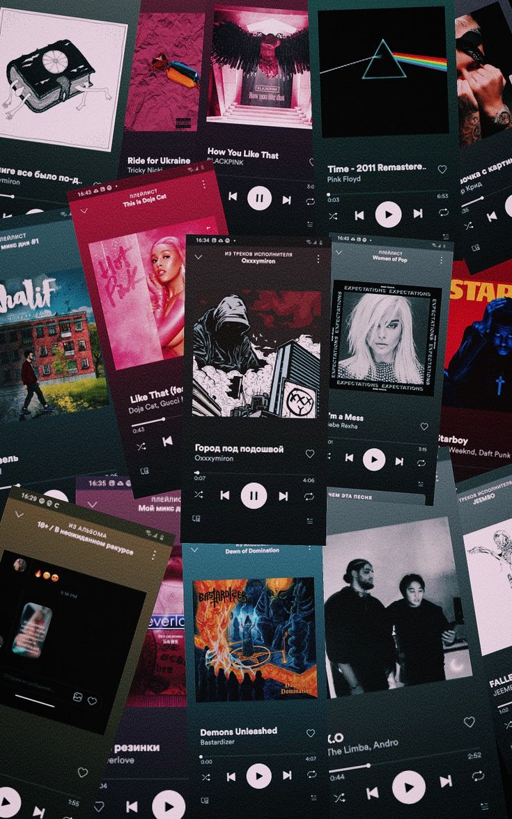 Griglia schermate app Spotify, 735x1176 Full HD Verticale, iPhone