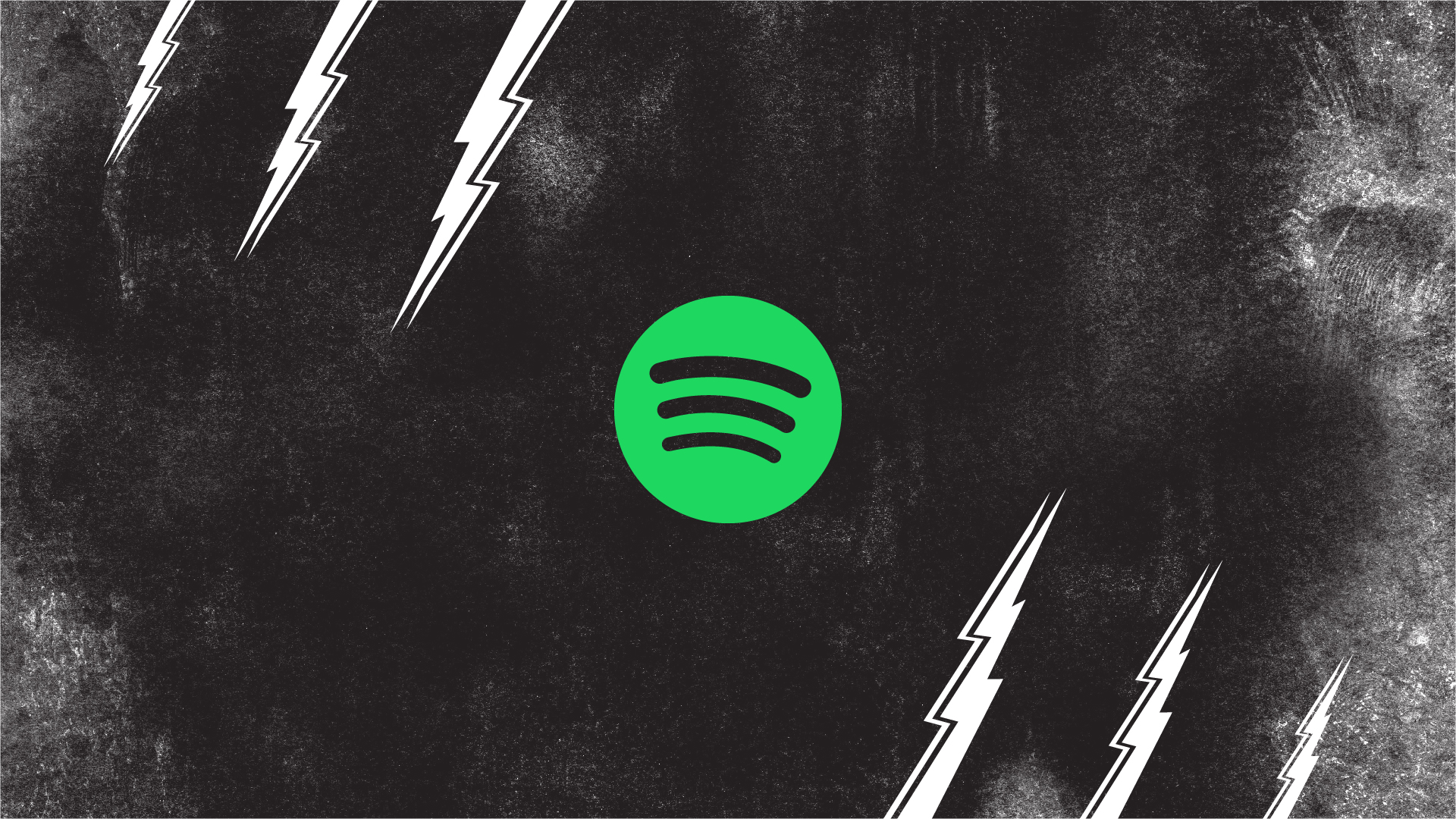 Logo Spotify sfondo verde astratto, 1440x820 HD, PC Desktop