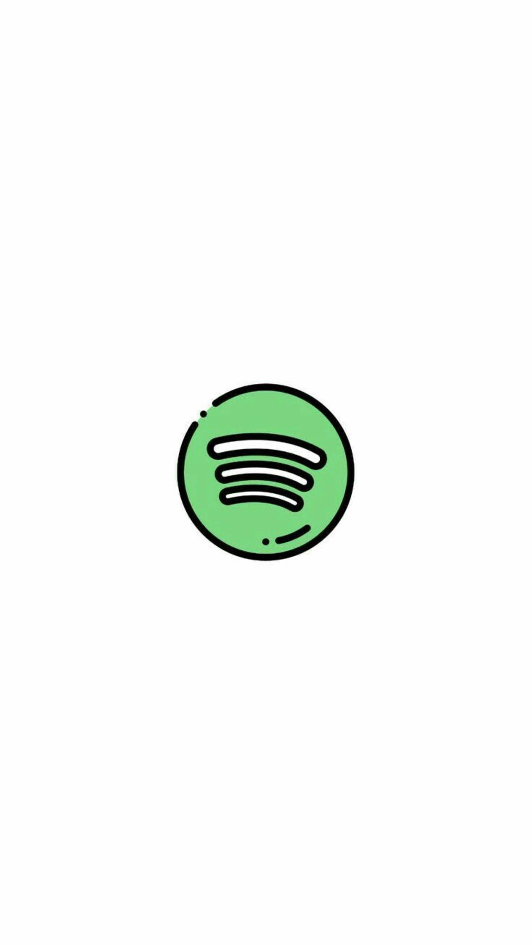 Logo Spotify verde fulmini, 1920x1080 Full HD, PC