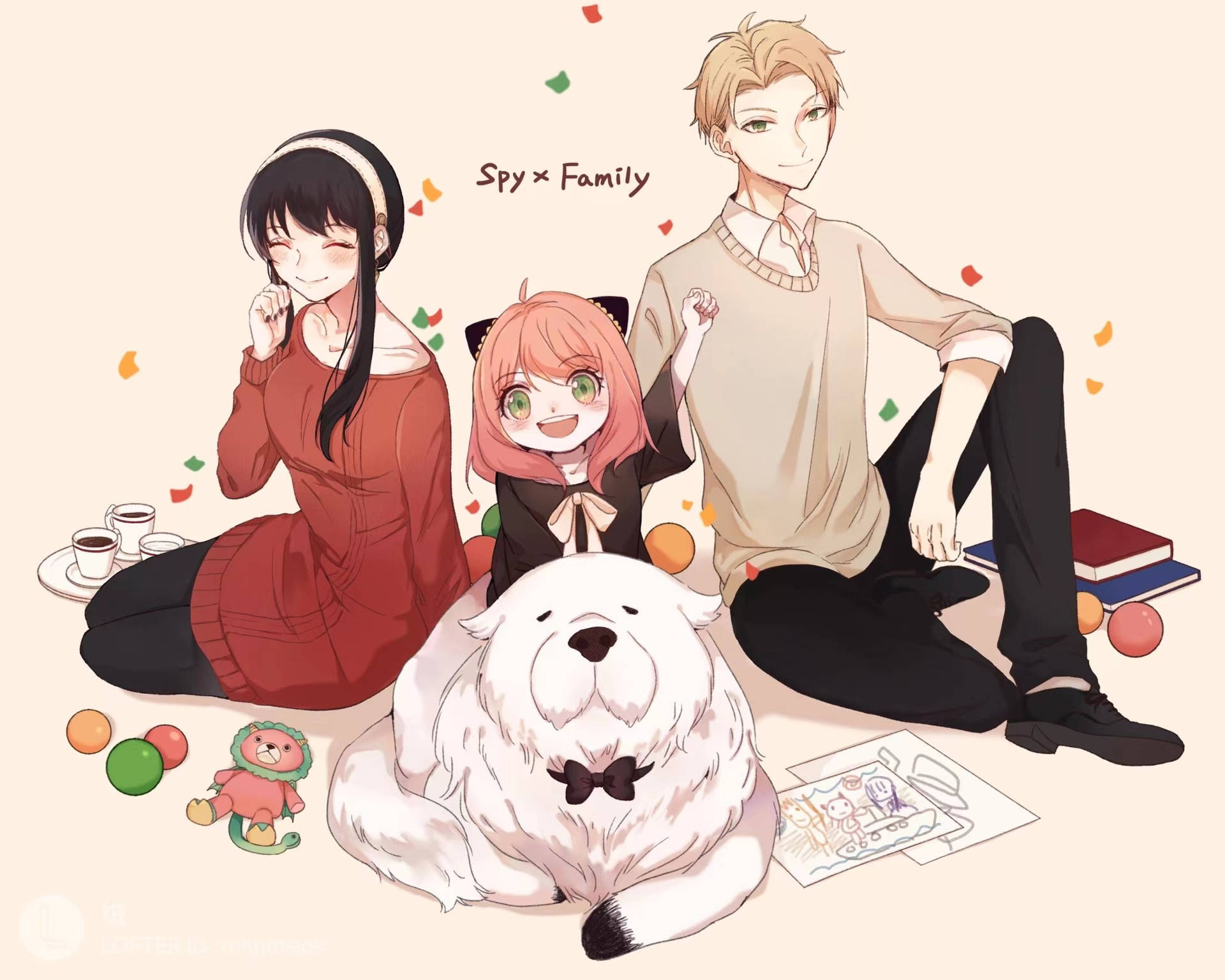 Famiglia Forger con Anya e Bond, 1920x1536 WUXGA, Desktop