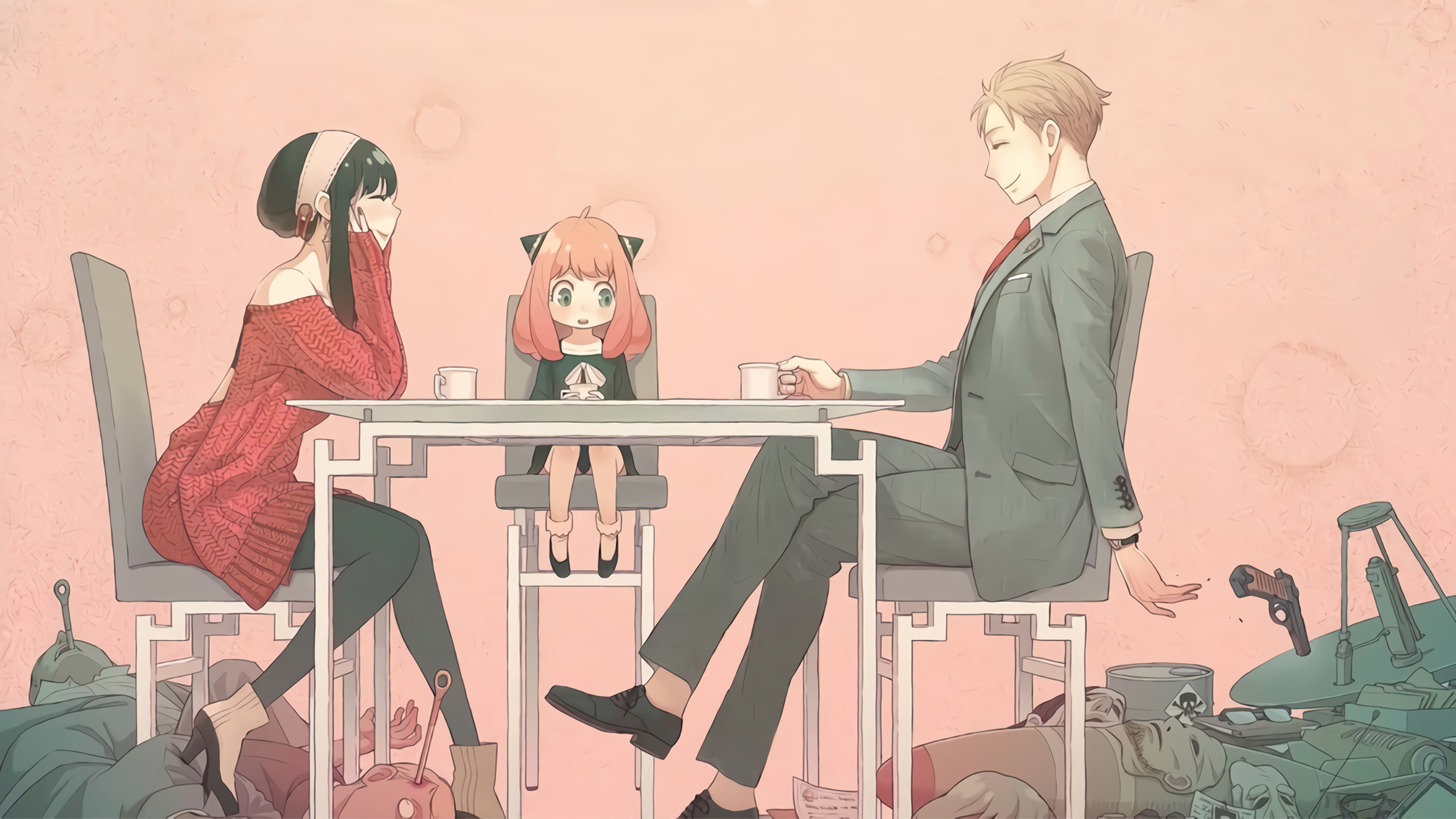 Famiglia Forger, Spy x Family, 3840x2160 UHD, Monitor 4K