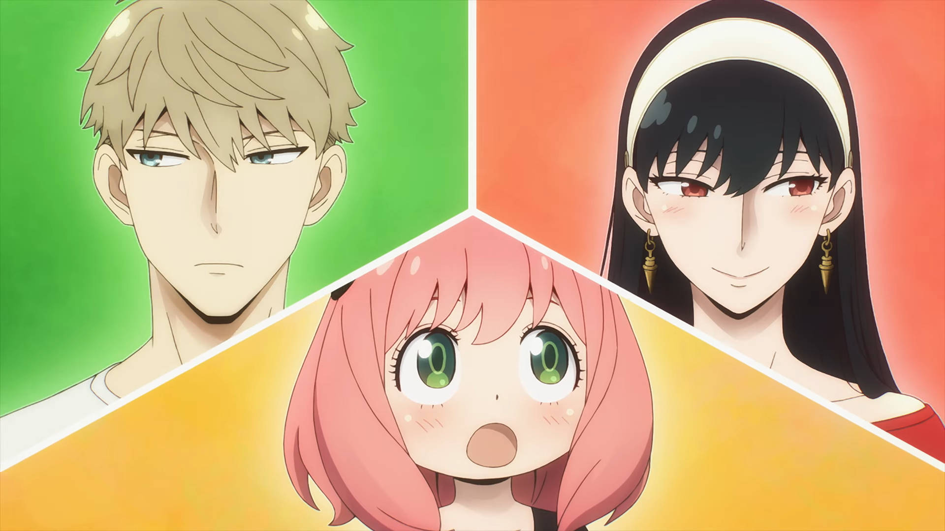 Spy x Family personaggi profilo, 1920x1080 Full HD, PC