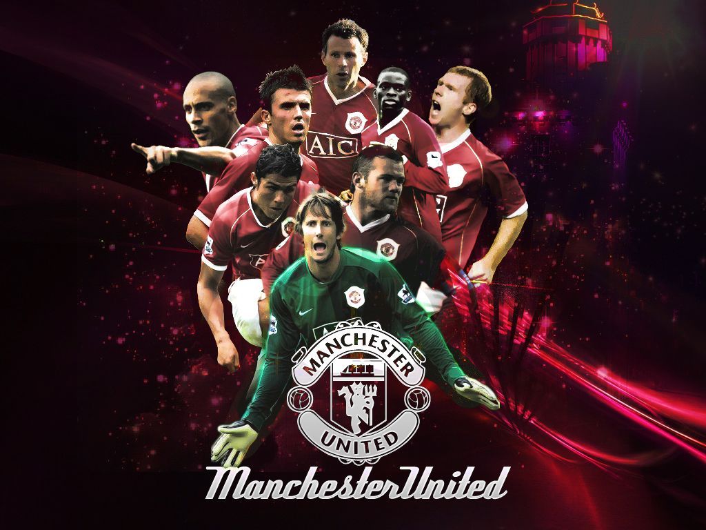 Squadra Manchester United giocatori, 1024x768 HD, PC
