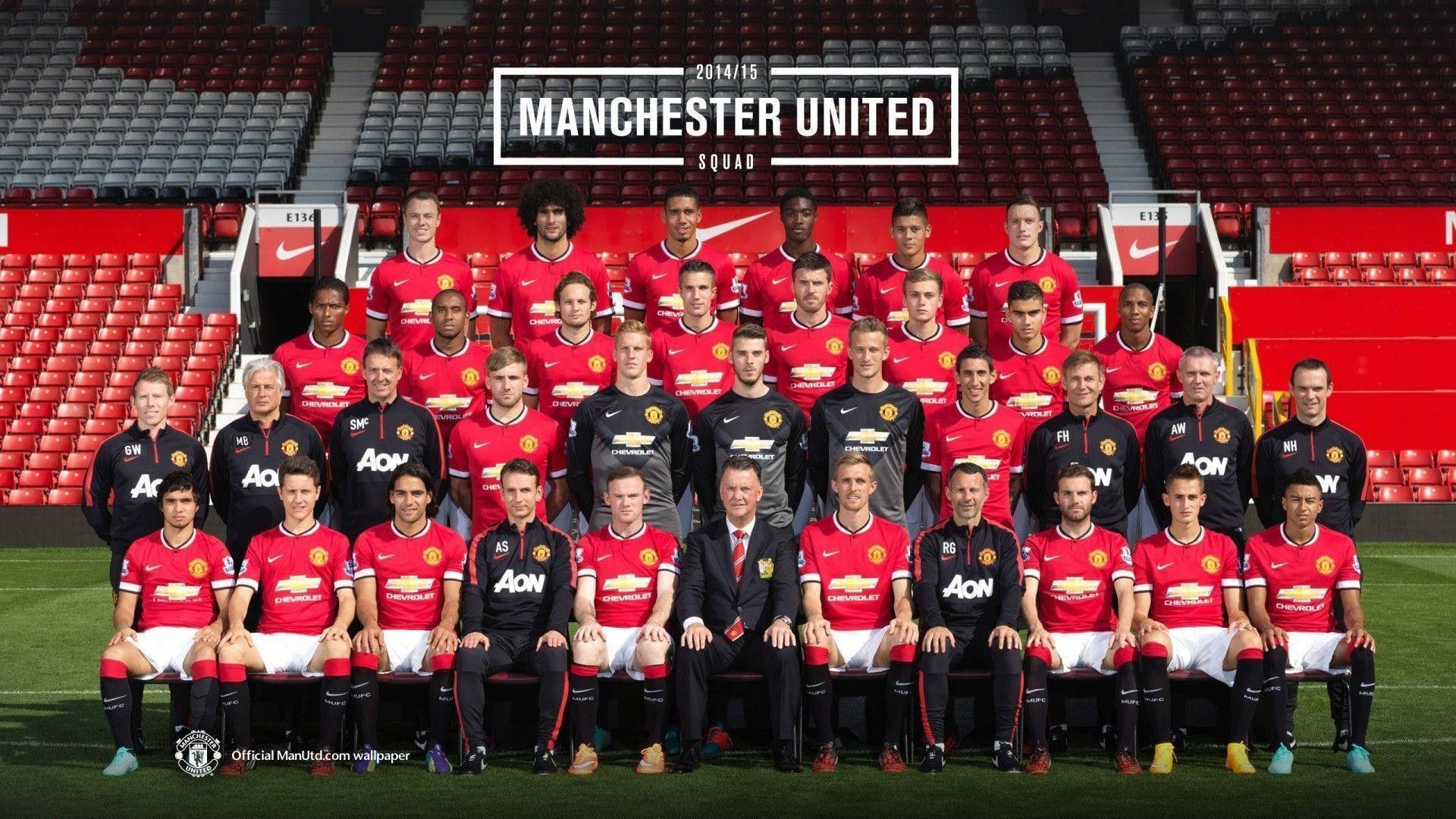 Squadra Manchester United foto ufficiale, 1920x1080 Full HD 1080p, Desktop