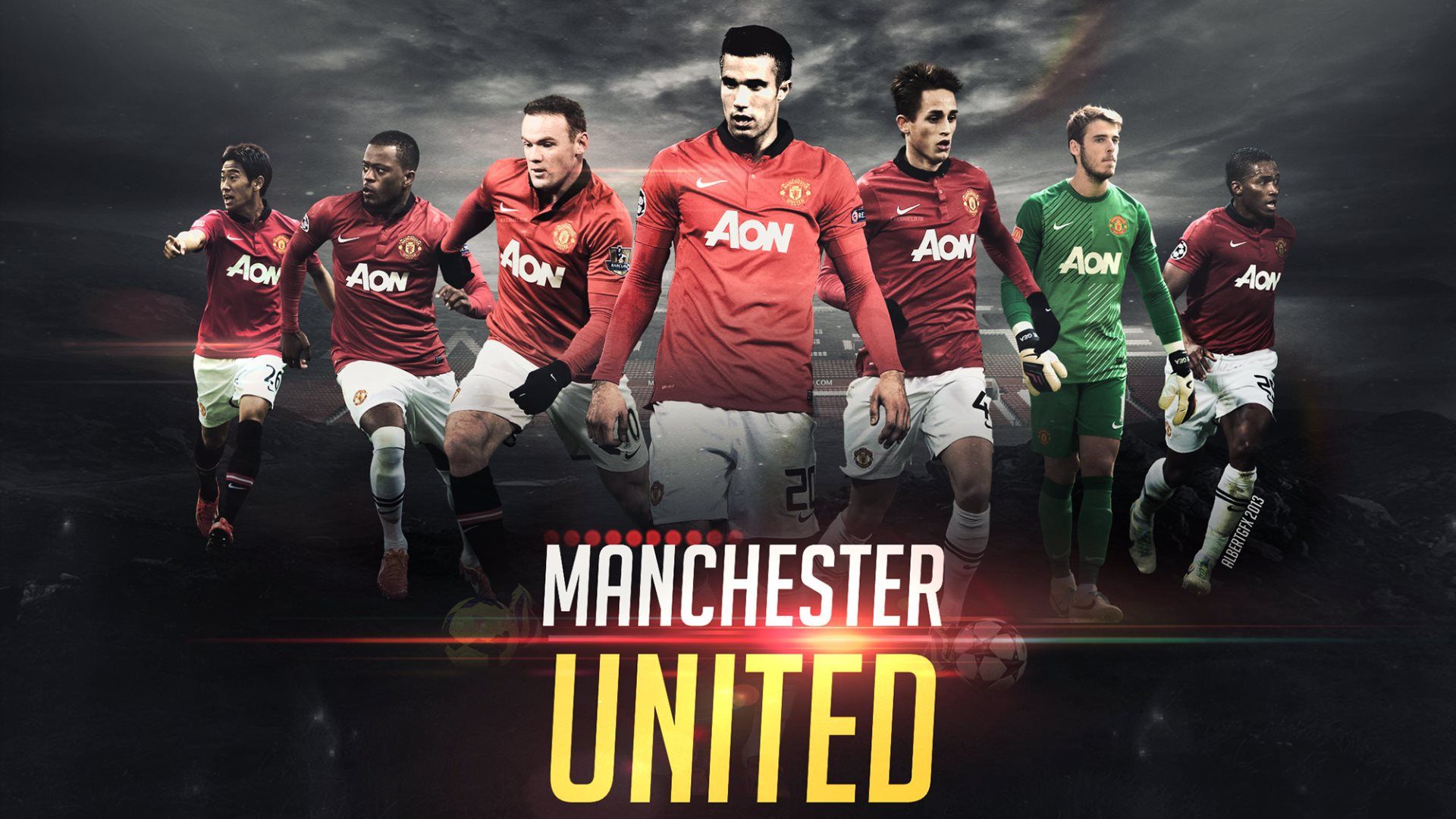 Wayne Rooney Manchester United trofei, 1920x1080 1080p, PC Desktop