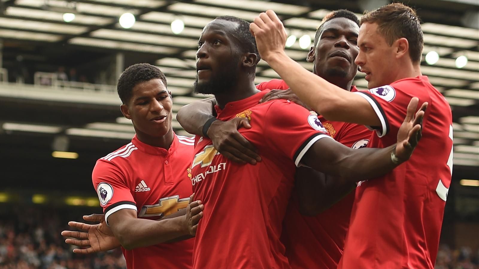 Giocatori Manchester United esultano, 1600x900 HD Ready, Desktop