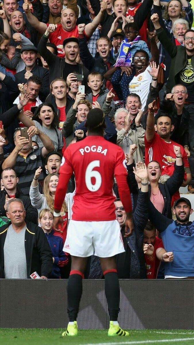 Pogba Manchester United tifosi, 675x1200 Full HD Verticale, iPhone