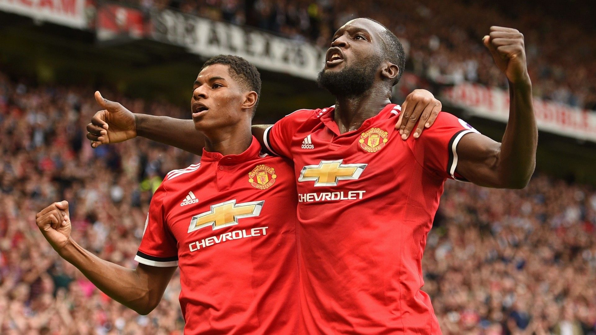 Giocatori Manchester United esultano, 1920x1080 Full HD 1080p, PC
