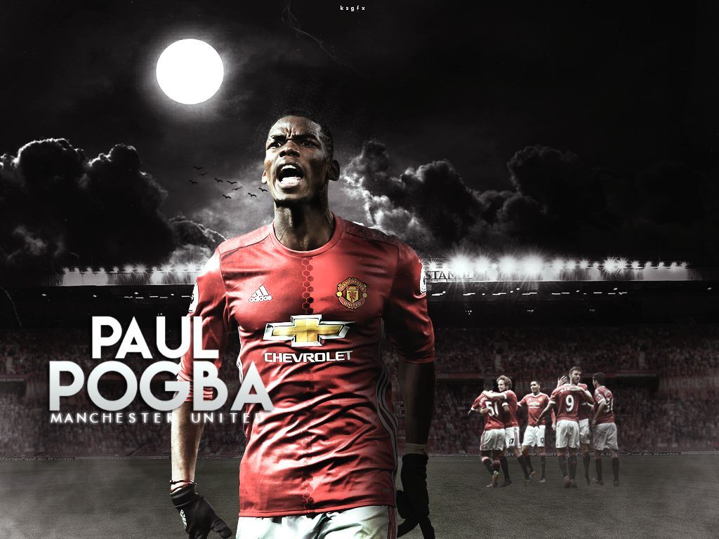 Paul Pogba Manchester United, 1024x768 HD, Laptop