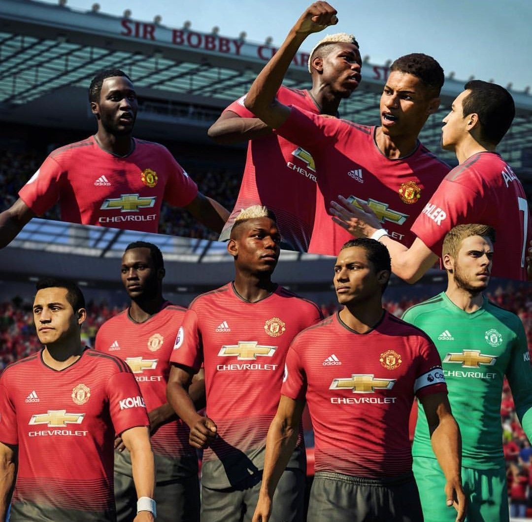 Squadra Manchester United FIFA19, 1080x1059 HD, Desktop
