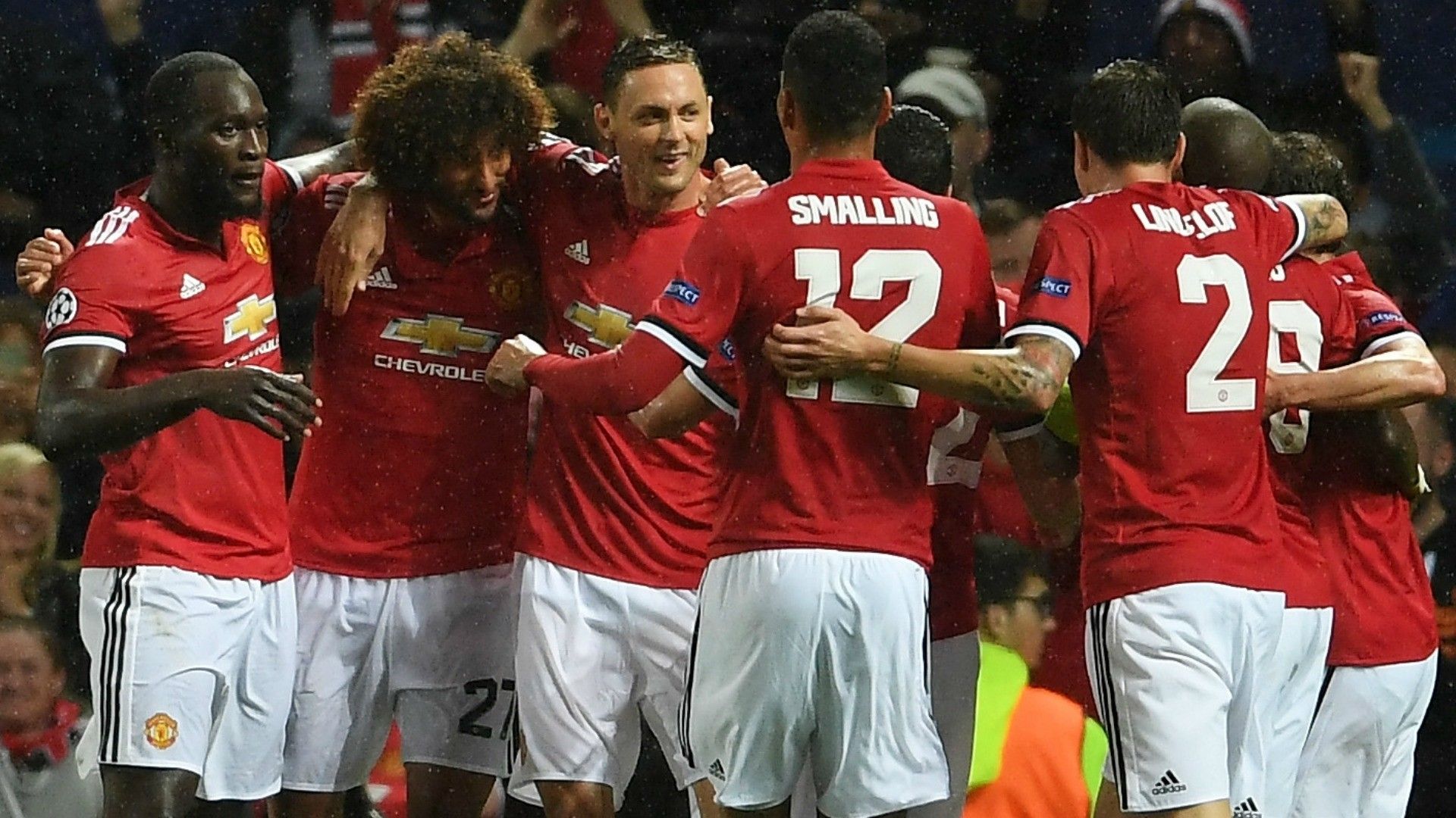 Giocatori Manchester United festeggiano, 1920x1080 Full HD 1080p, PC Desktop