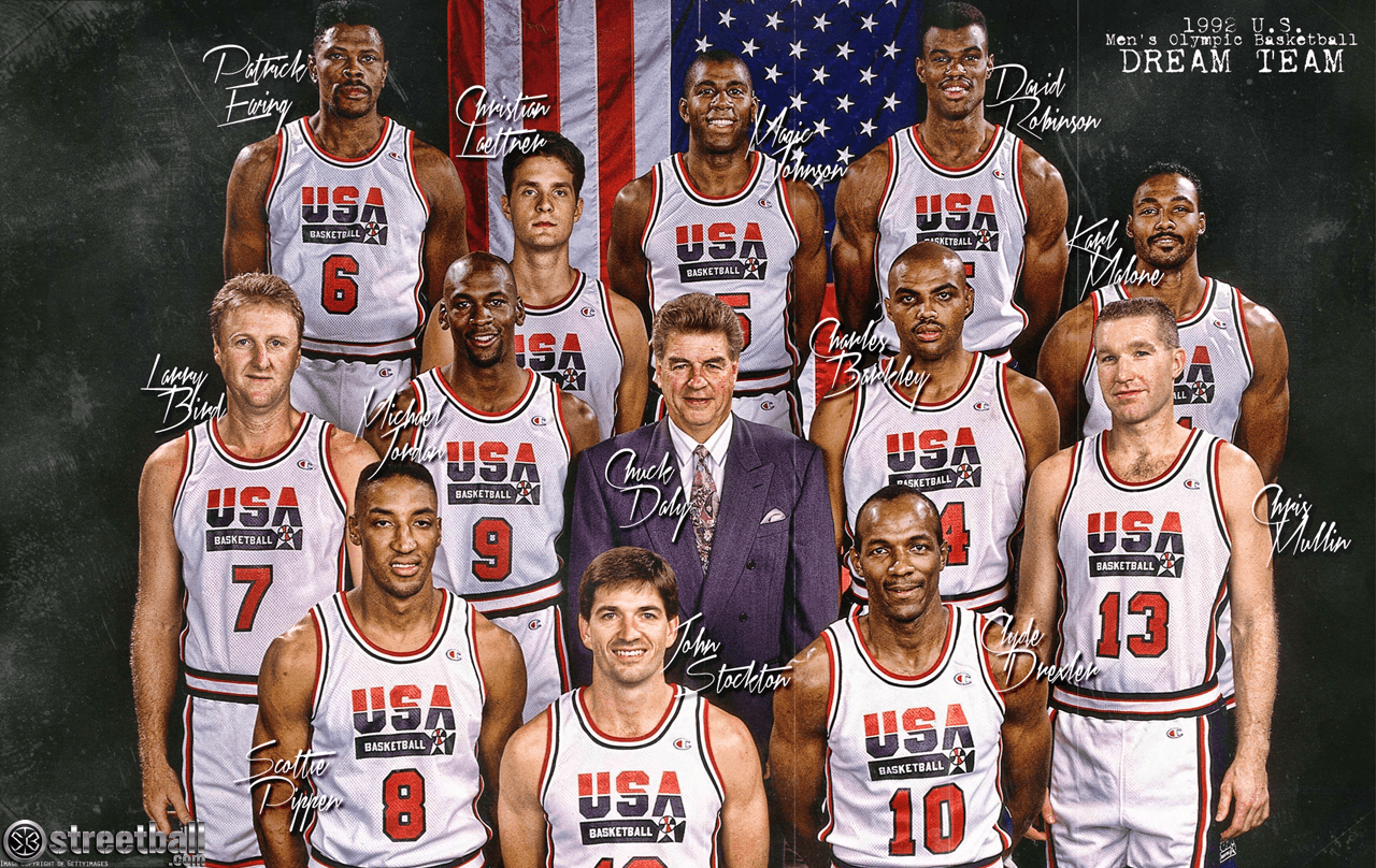 Dream Team basket USA 1992, 1280x808 720p, Lenovo Legion