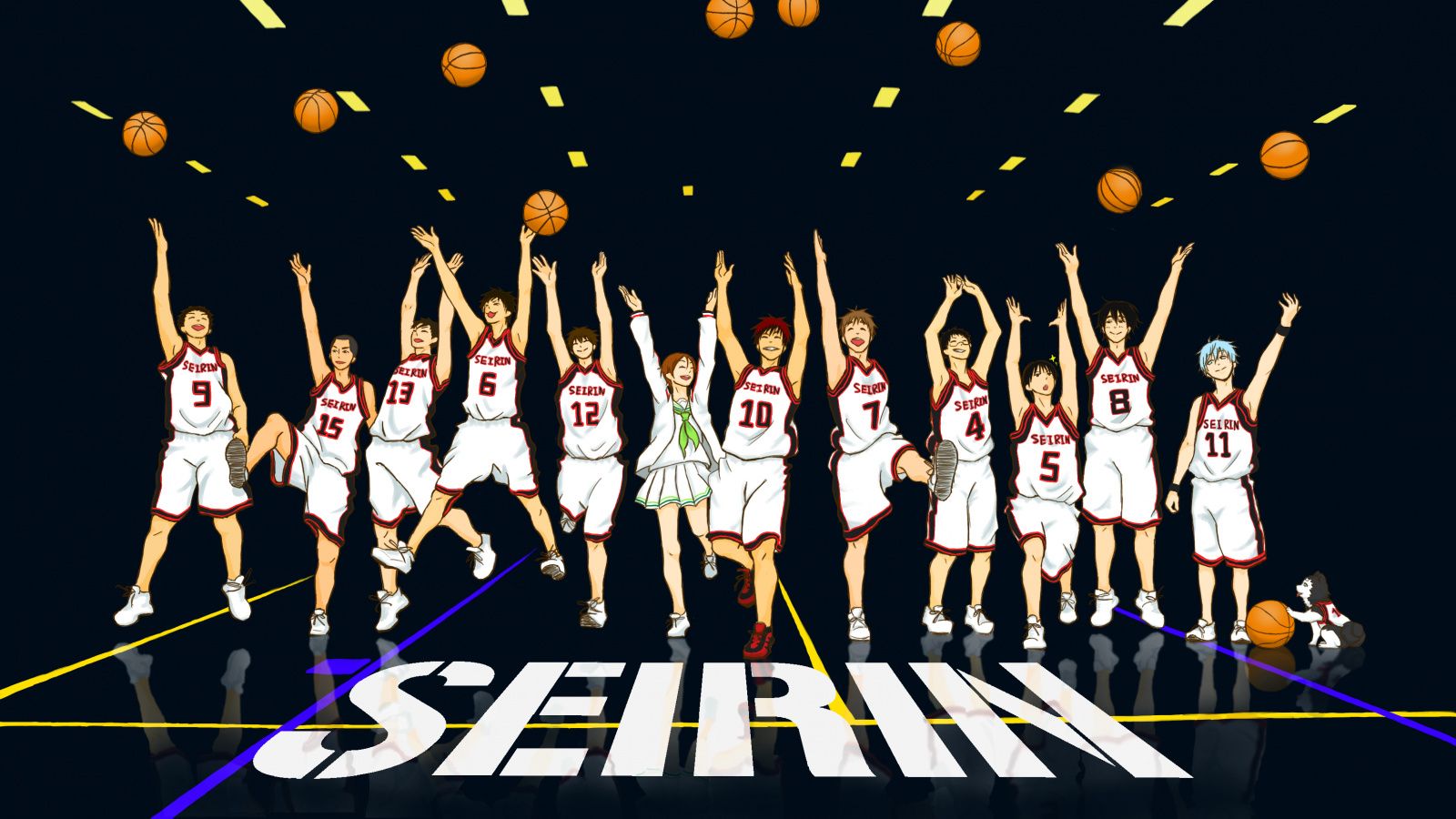 Squadra Seirin Kuroko no Basket, Tetsuya Kuroko, 1600x900 HD, Desktop
