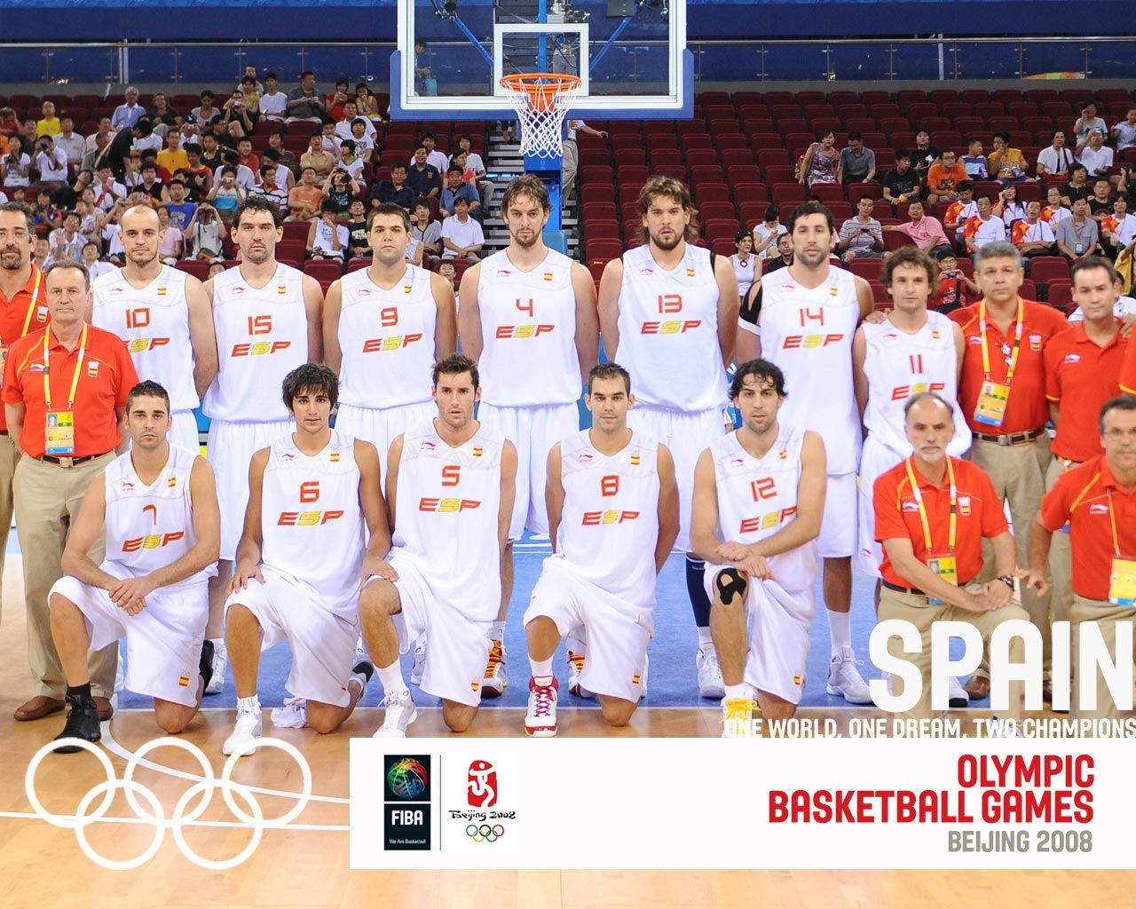 Squadra basket Spagna Olimpiadi, 1280x1024 720p, PC
