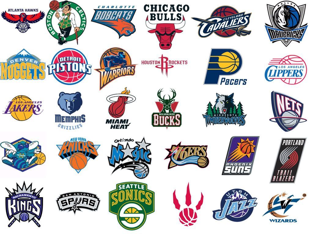 Loghi squadre NBA basket, 1920x1080 Full HD, PC