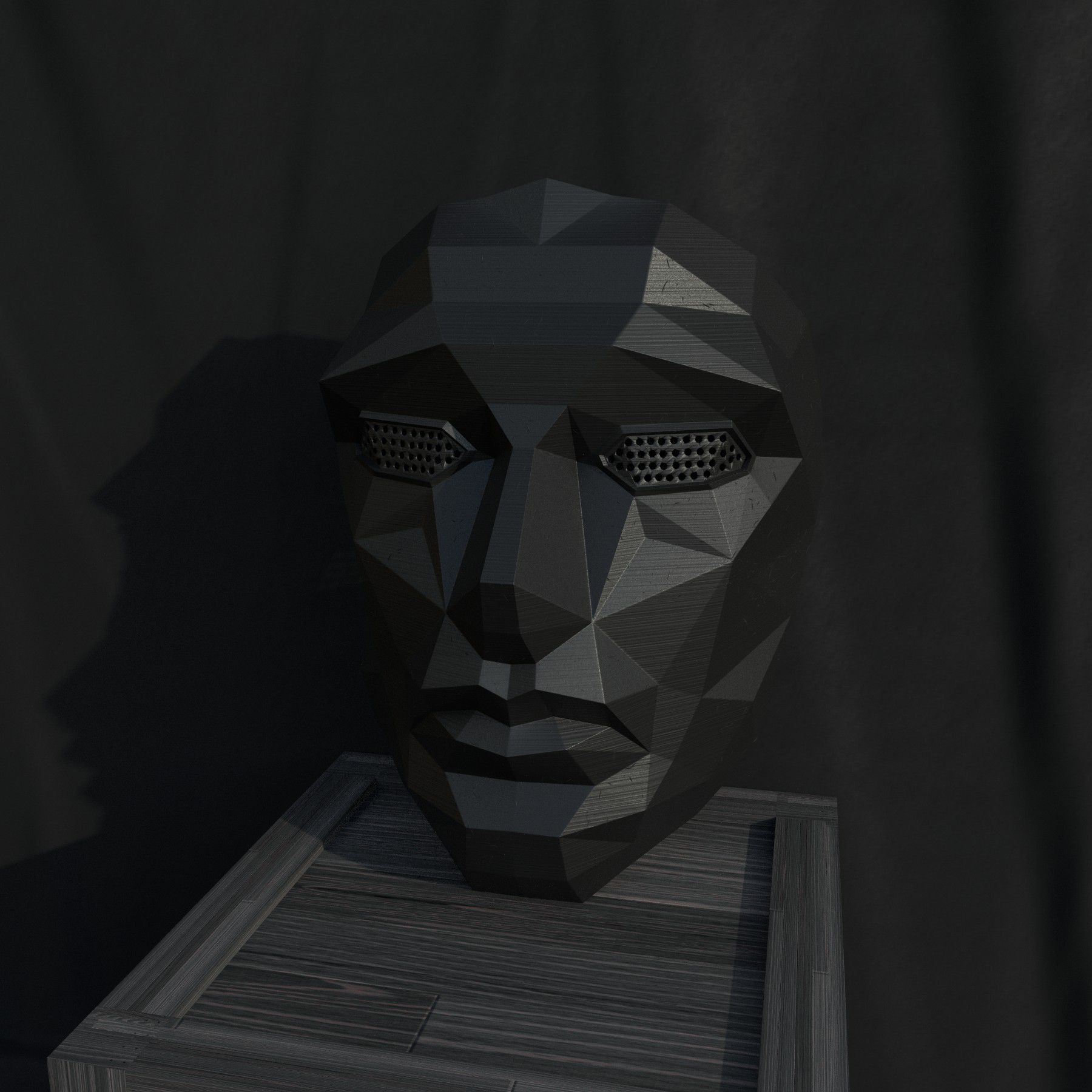 Maschera nera Squid Game, 1800x1800 HD Ready, iMac