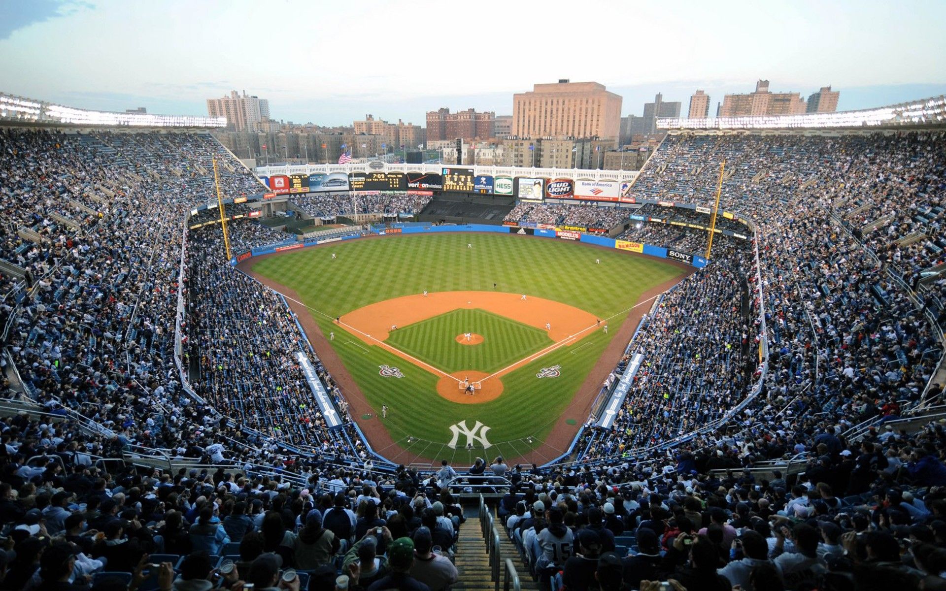 Stadio baseball Yankees gremito, MLB, 1920x1200 WUXGA, PC