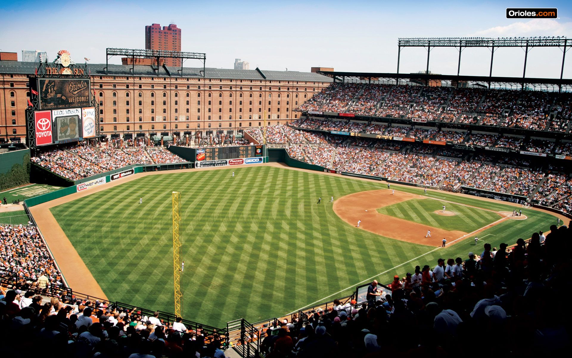 Stadio baseball Orioles Baltimora, 1920x1200 WUXGA, iMac