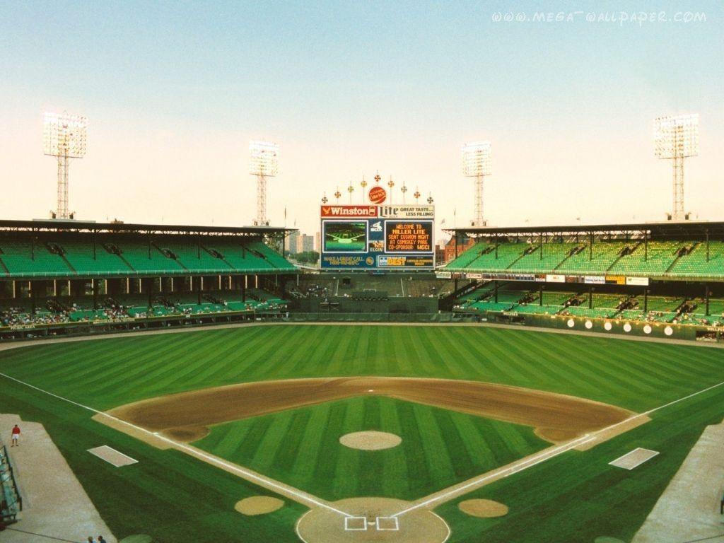 Stadio di baseball vuoto, 1024x768 HD, PC