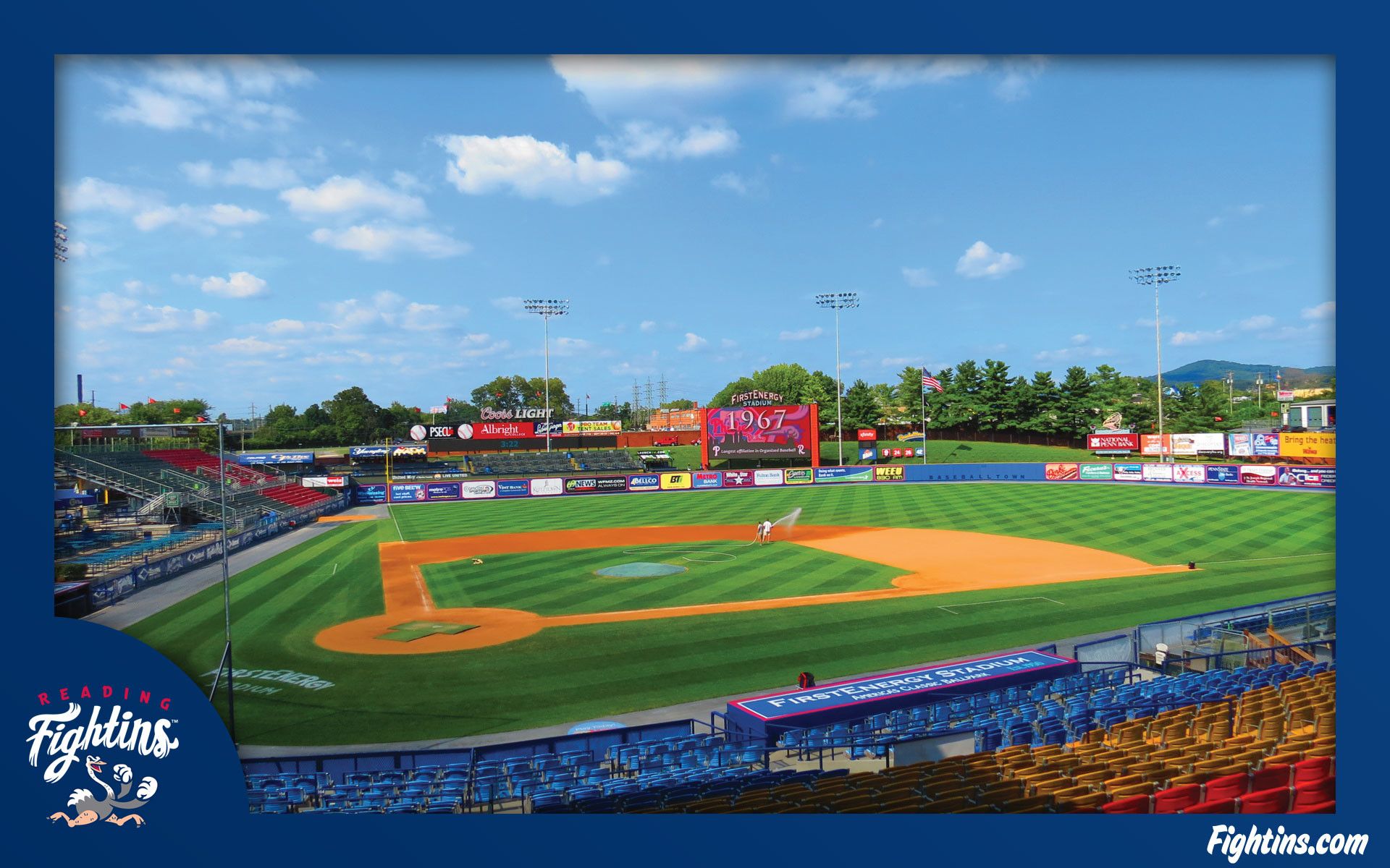 Stadio baseball Fightins, 1920x1200 Full HD+ WUXGA, Desktop
