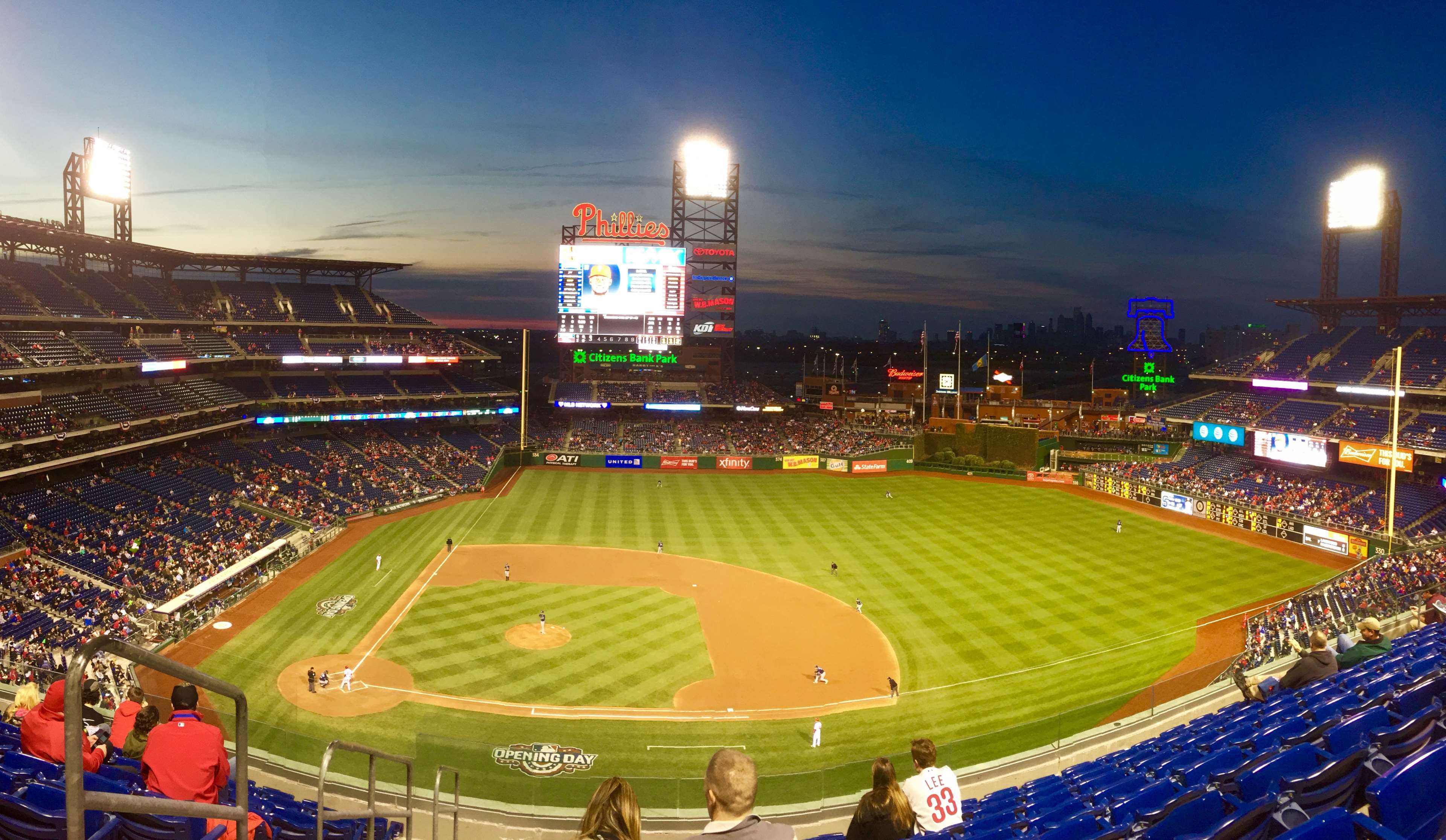 Stadio baseball al tramonto, 3840x2231 Ultra HD, 4K TV