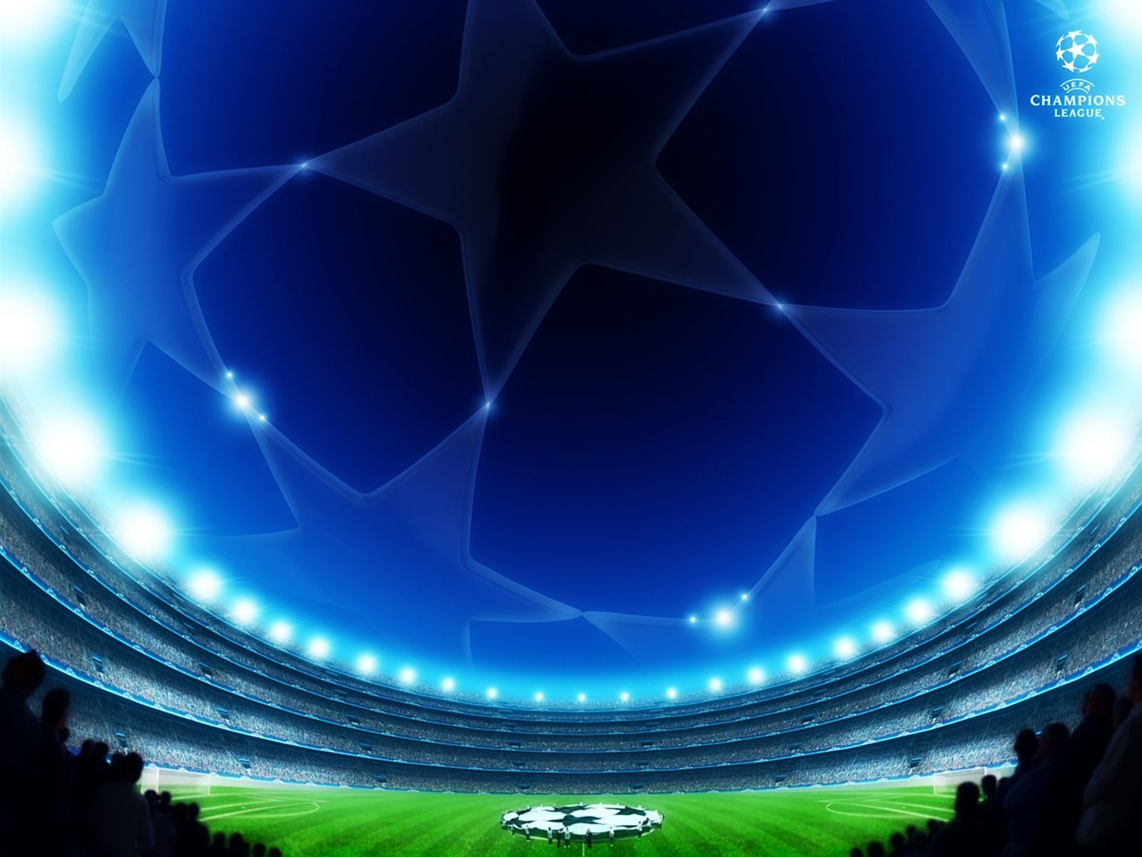 Stadio Champions League notturno, 1326x701 720p, PC