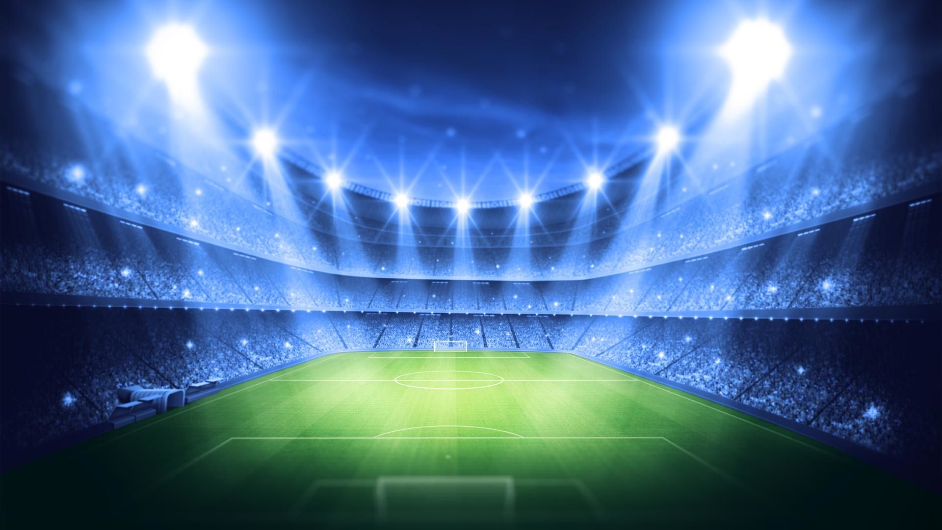 Stadio calcio illuminato notte, 1920x1080 Full HD 1080p, Laptop