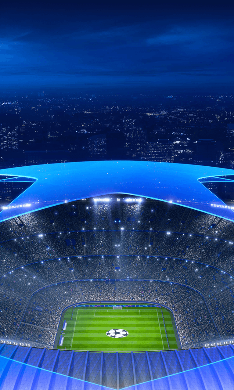Stadio Champions League notturno, 767x1278 Full HD Verticale, iPhone