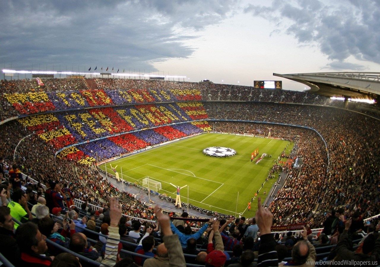 Stadio Camp Nou gremito, 1280x900 720p, Laptop