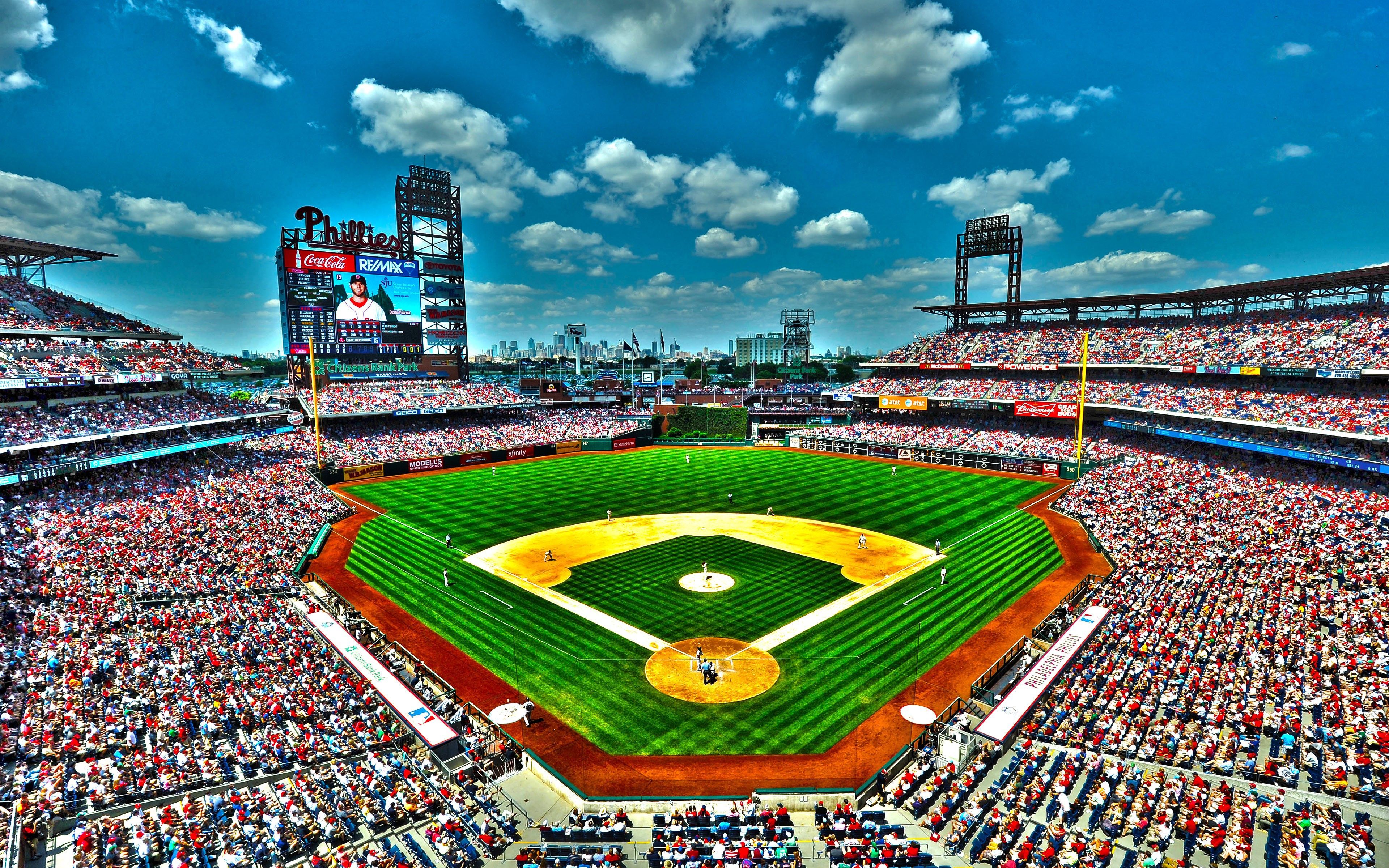 Stadio di baseball affollato, 3840x2400 4K Ultra HD, Smart TV 4K