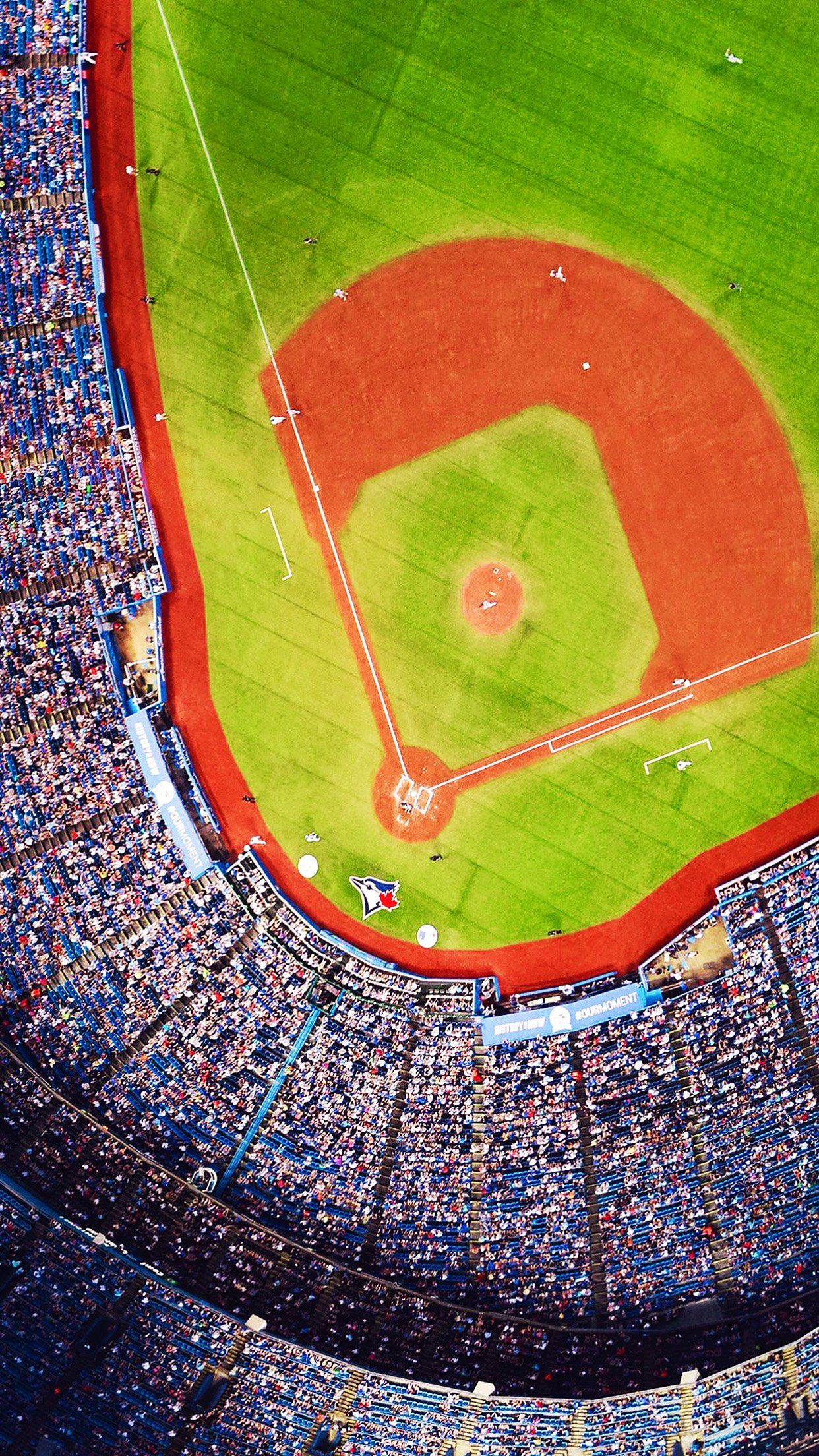 Stadio baseball vista aerea, 1242x2208 Full HD Verticale, Smartphone