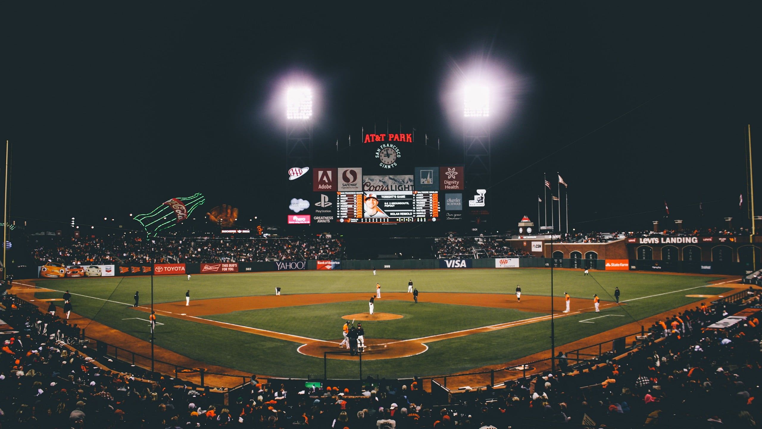Stadio baseball San Francisco Giants, 2560x1440 2K, Desktop