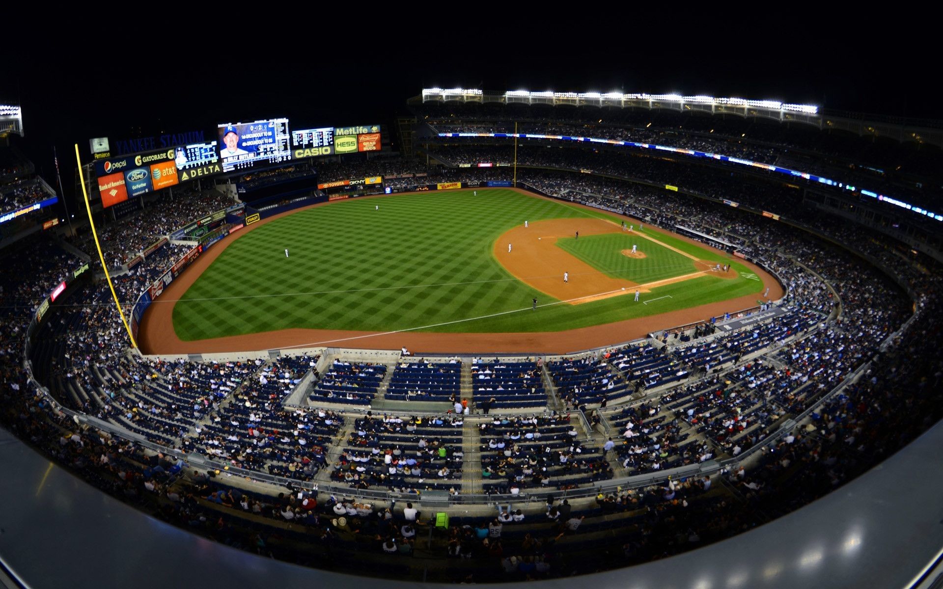 Stadio di baseball notturno Yankee, 1920x1200 Full HD+ WUXGA, iMac