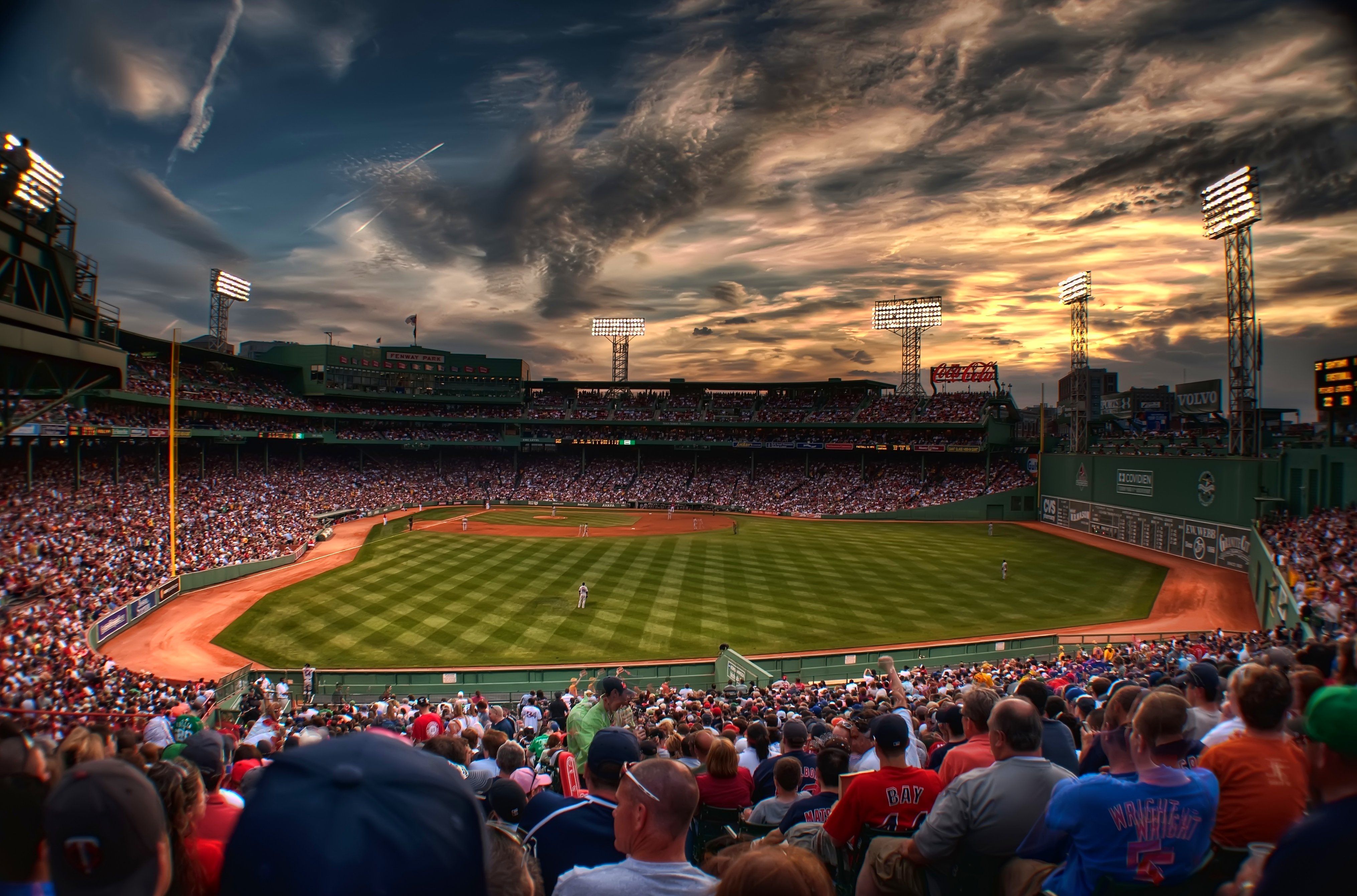 Stadio baseball al tramonto, 4060x2680 UHD, PC 4K