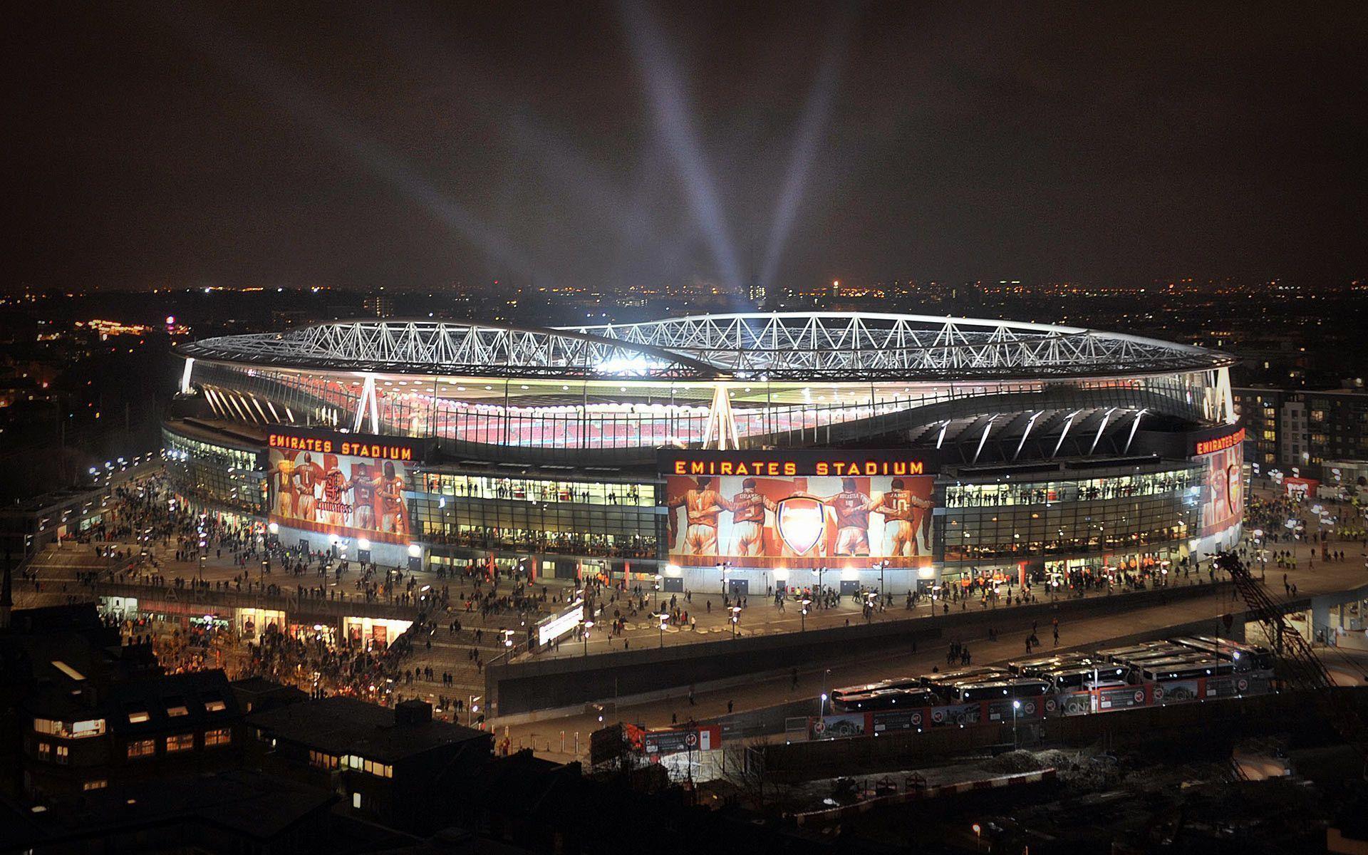 Emirates Stadium notturno Arsenal, 1920x1200 WUXGA, PC Desktop