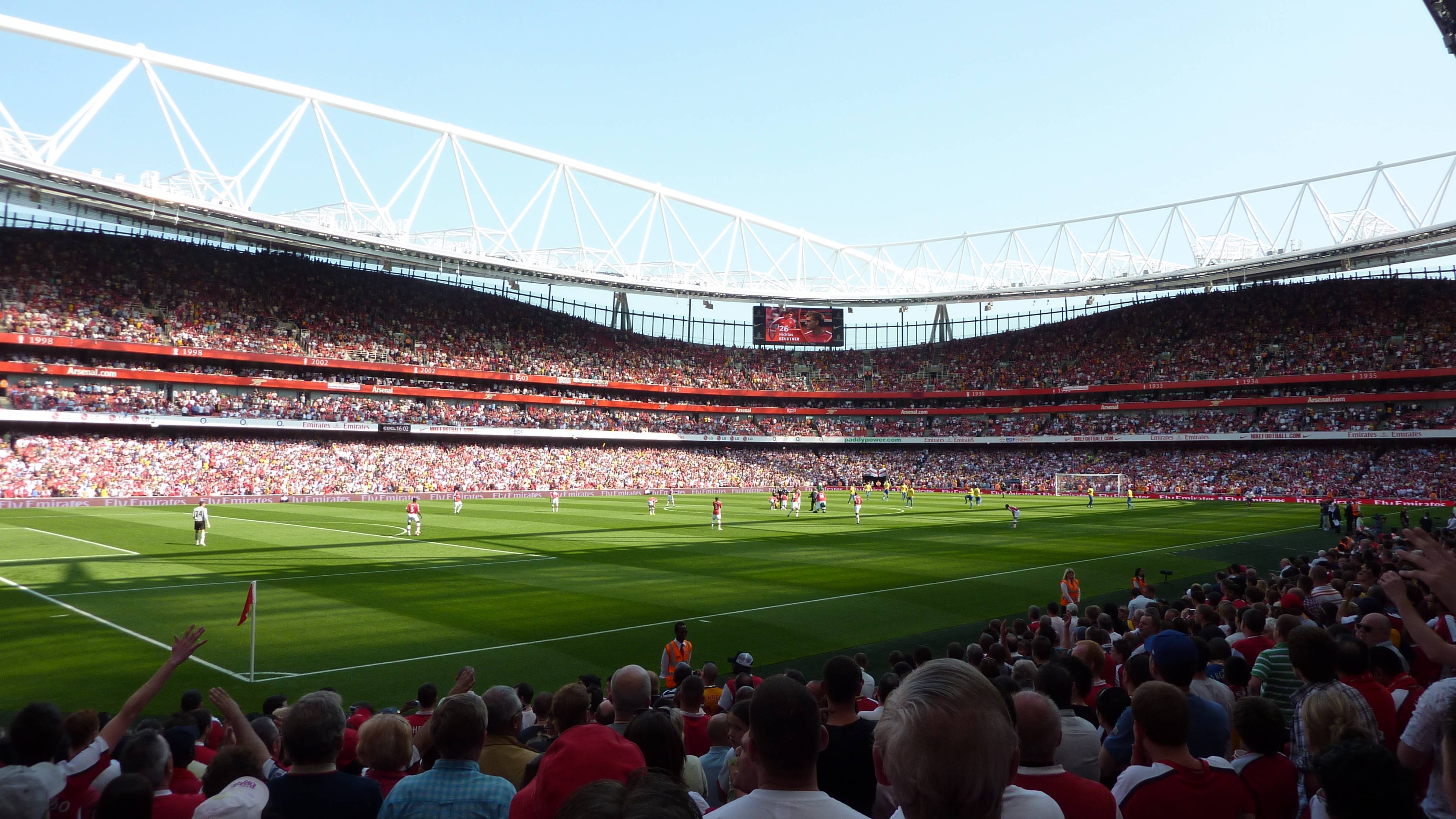 Stadio Emirates Arsenal, Premier League, 3968x2232 UHD, PC 4K