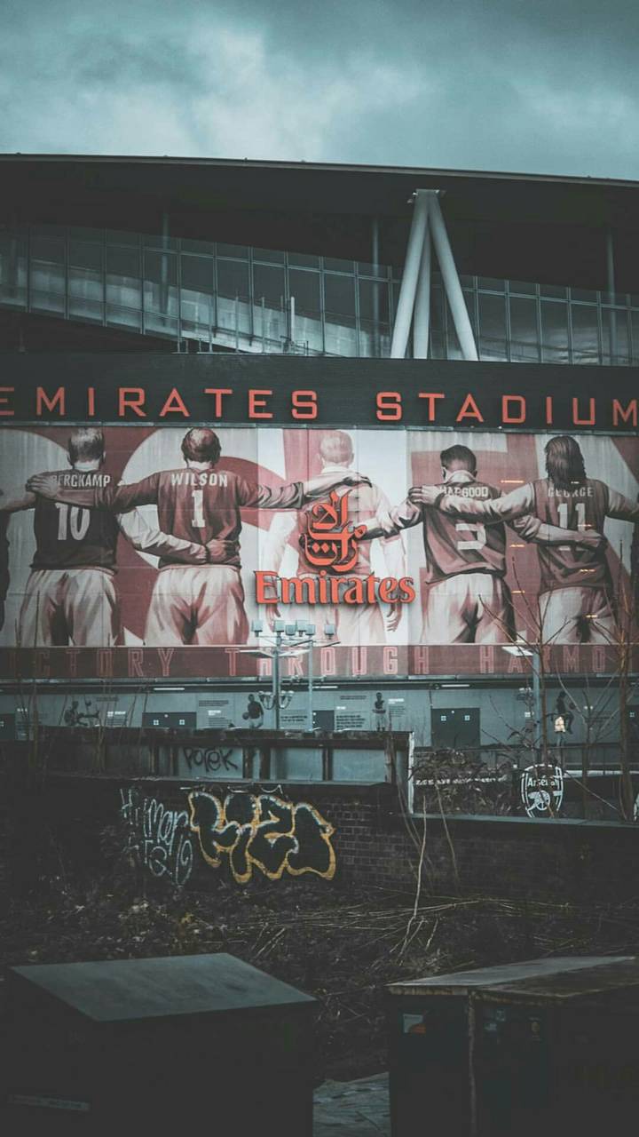 Logo Arsenal su vetro, 910x1365 Full HD Verticale, Smartphone