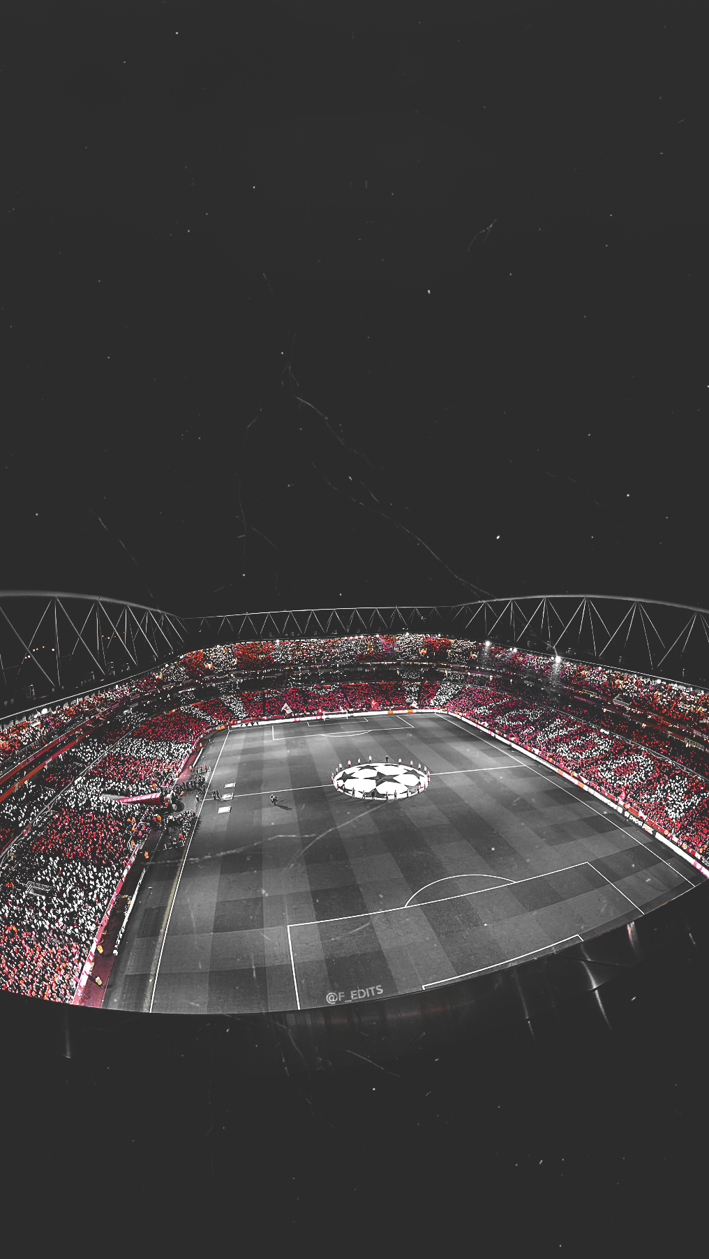 Stadio Emirates Arsenal notturno, 1016x1805 Full HD Verticale, Realme