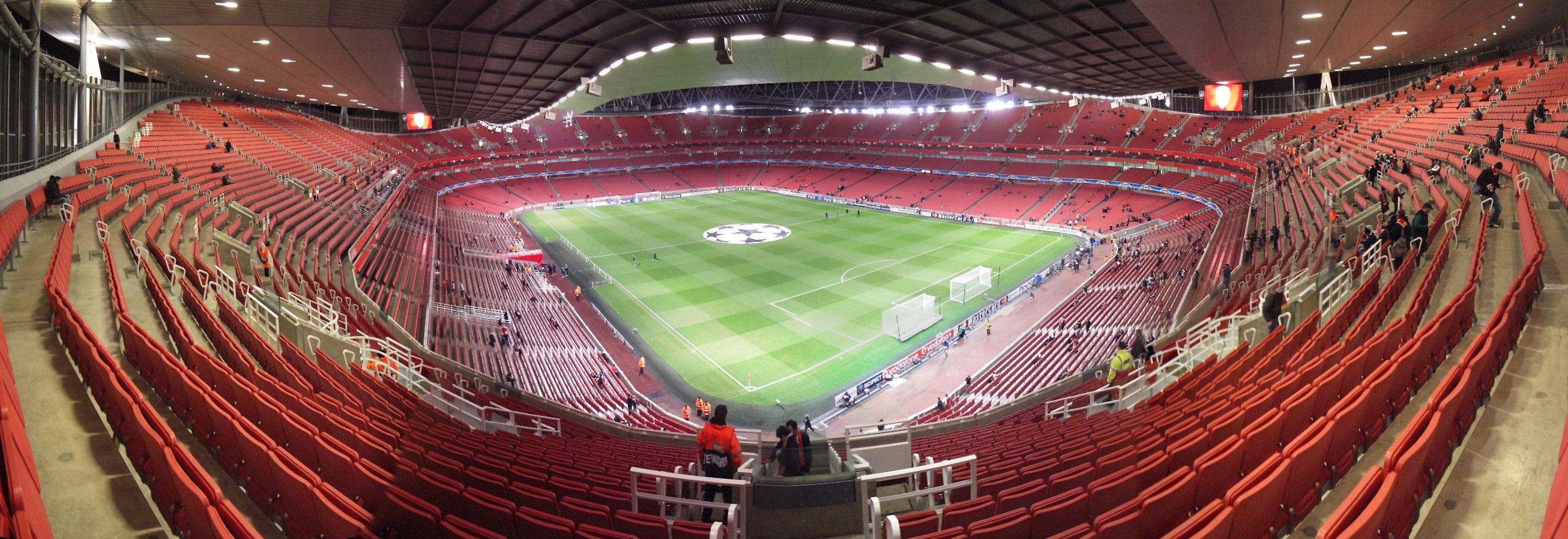 Emirates Stadium logo Arsenal, 1024x768 HD, Desktop