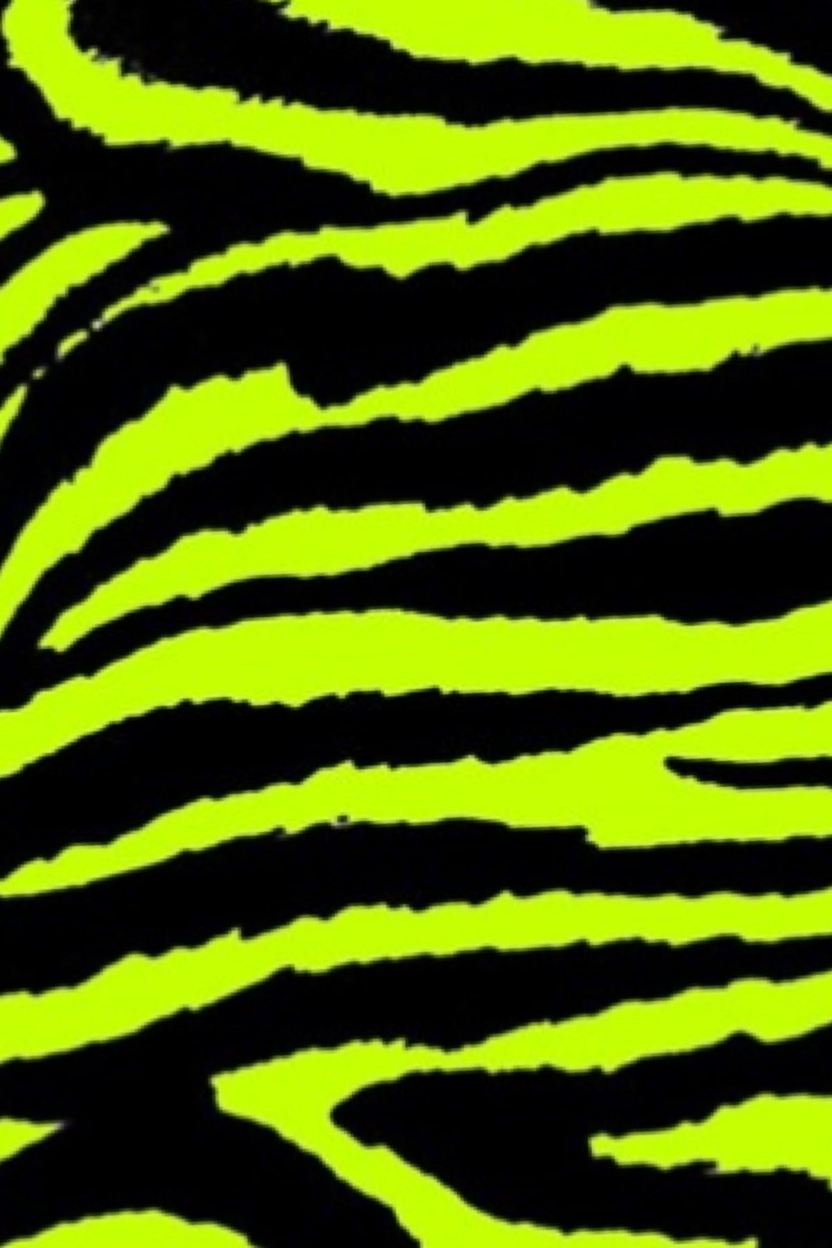 Stampa zebra verde neon, 1200x1800 Verticale, Mobile