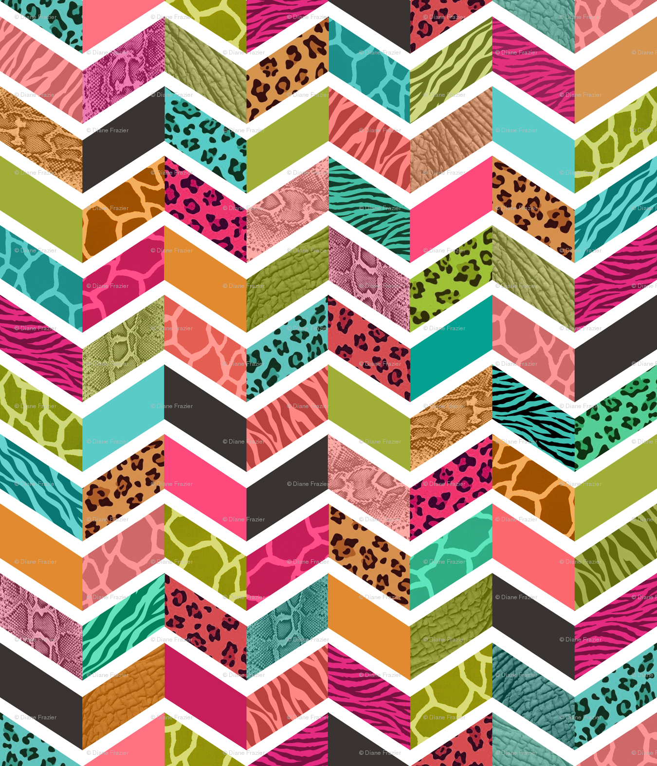 Collage stampe animalier neon, 960x1300 Full HD Verticale, iPhone