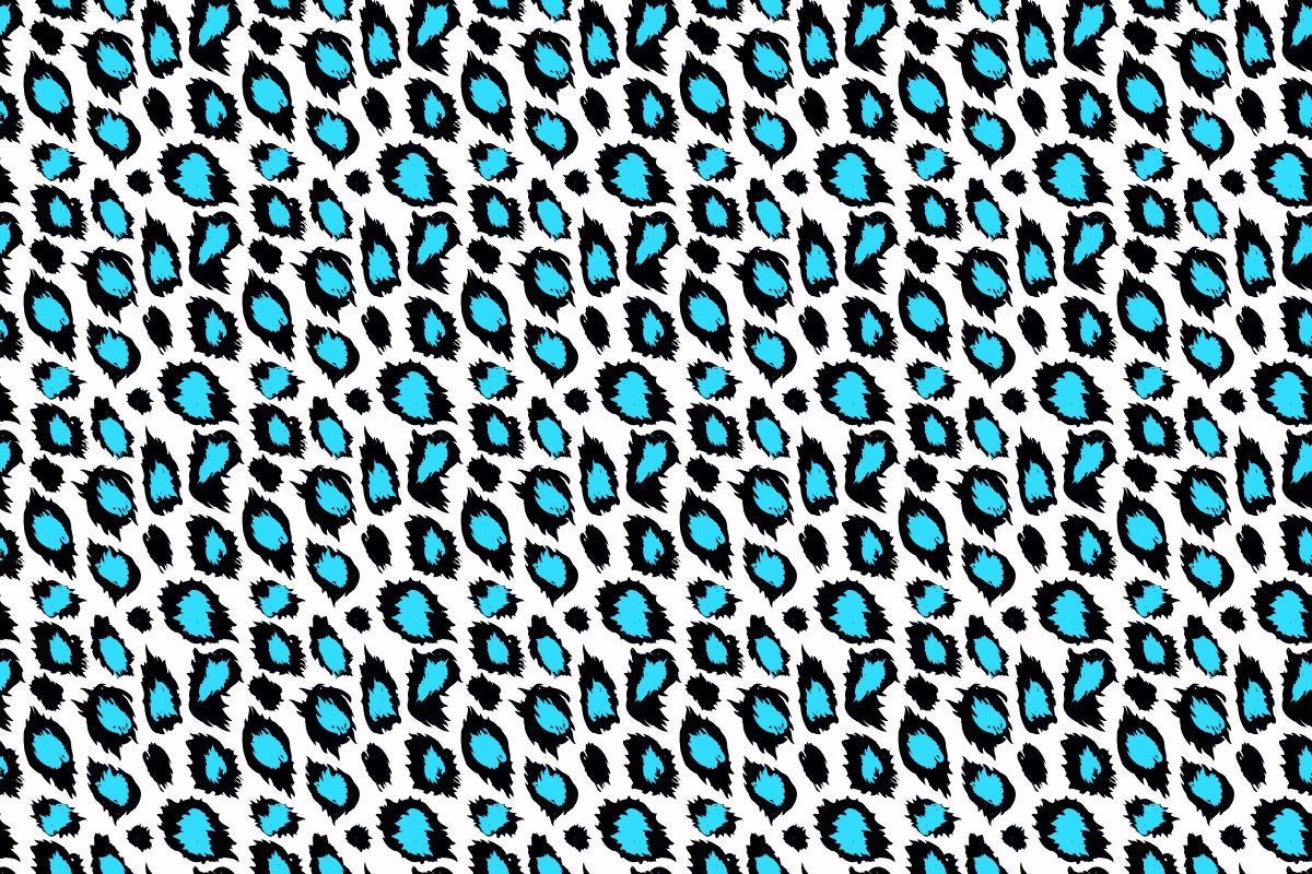 Stampa animalier zebra leopardo neon, 1300x1390 Verticale, Telefono