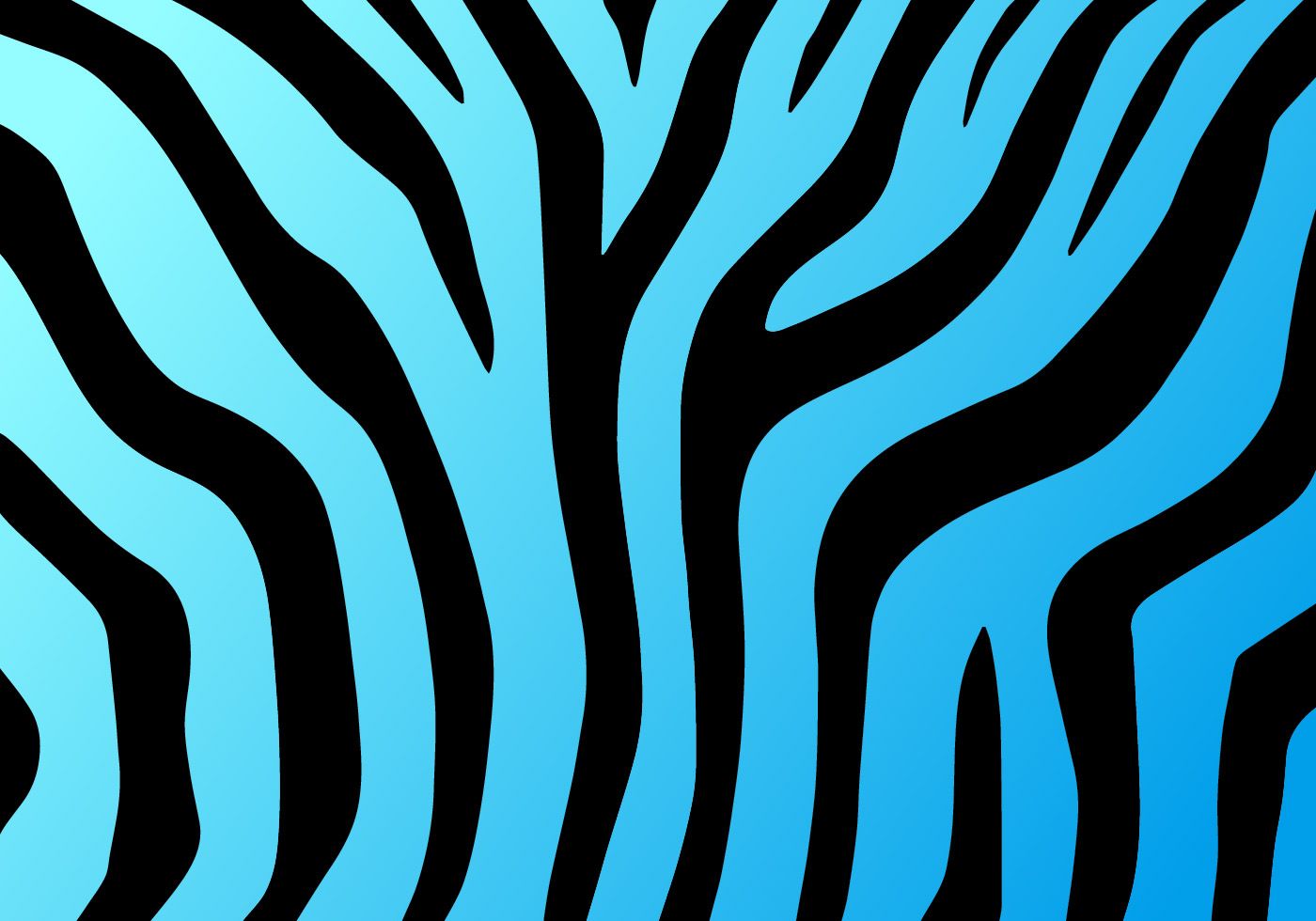 Stampa zebra blu neon, 1400x980 720p, Laptop