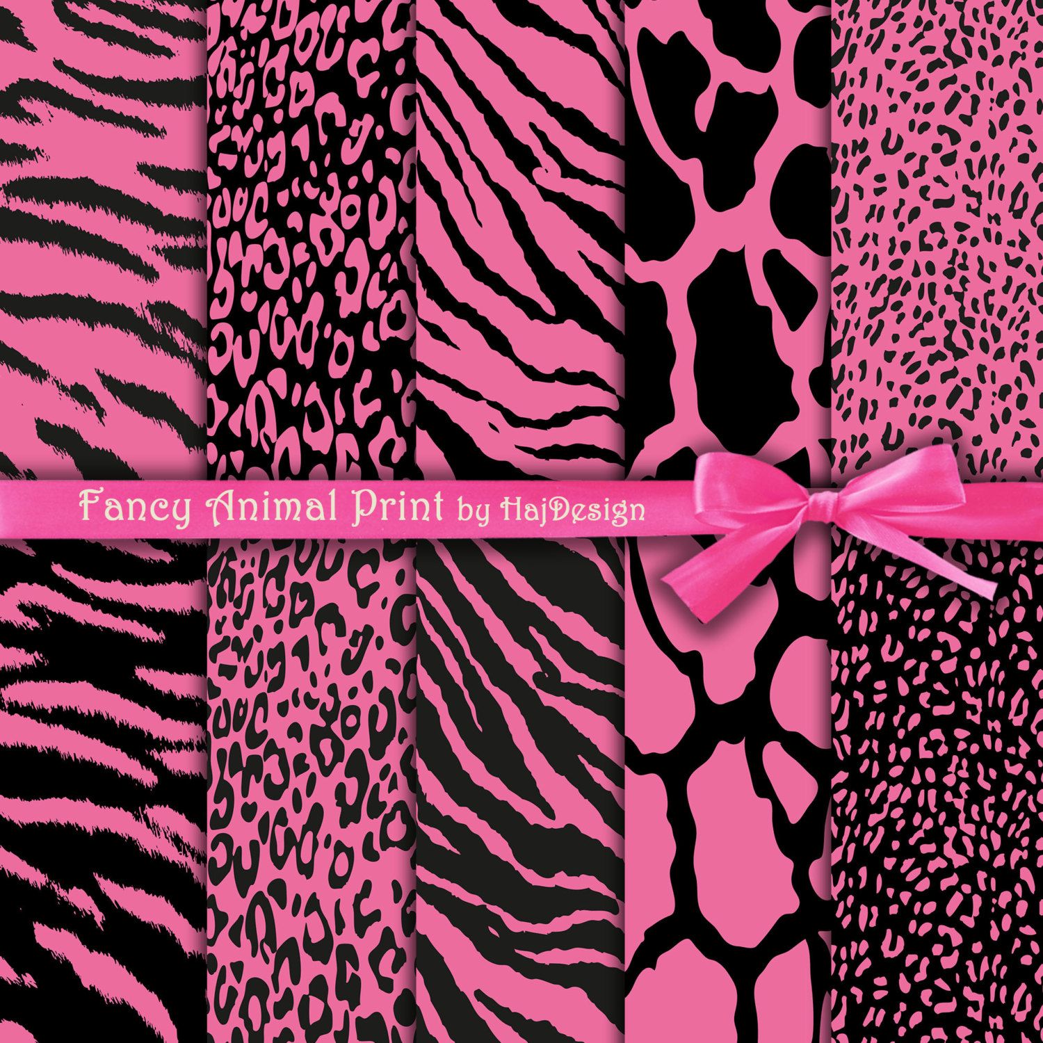 Stampe animalier rosa nero, 1500x1500 HD, Desktop