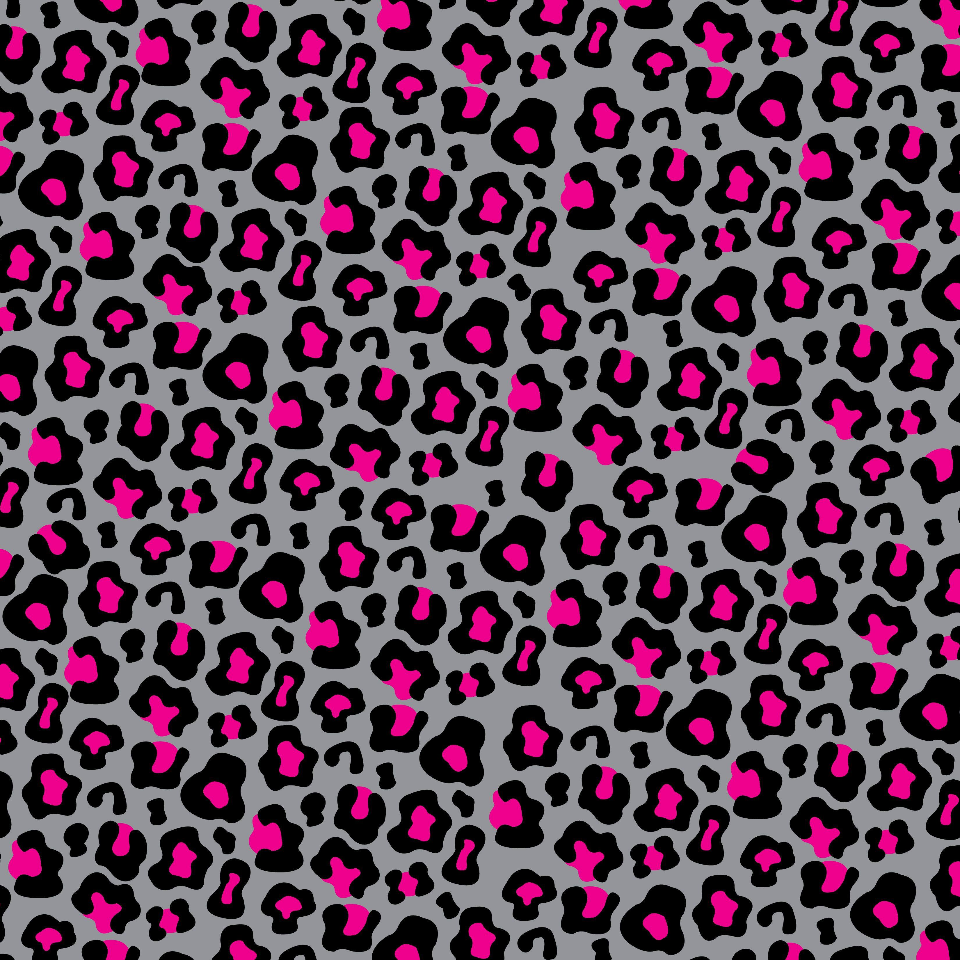 Motivo leopardato rosa e nero, 3300x3300 2K+, Laptop