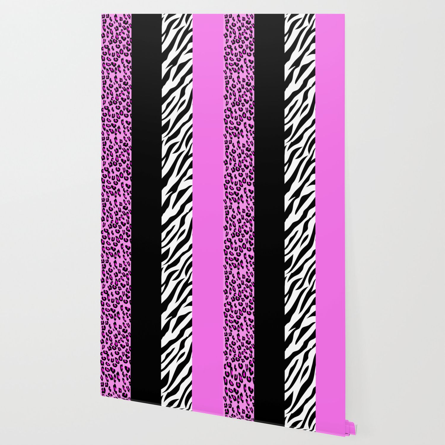 Strisce zebra e leopardo rosa, 1500x1500 HD, Desktop