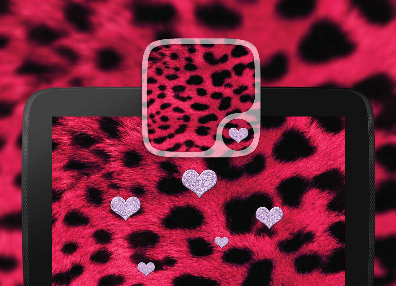 Stampa leopardata rosa cuori, 1280x923 HD, Desktop