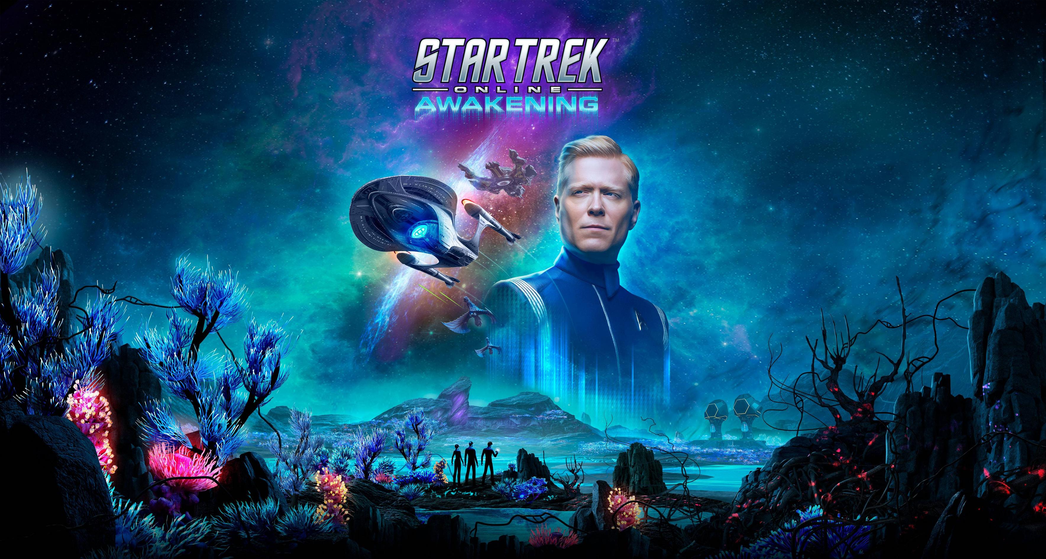 Star Trek Awakening astronave personaggio, 3537x1890 2K, Desktop
