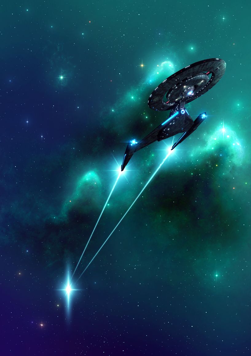 Astronave Star Trek nebulosa spaziale, 817x1156 Verticale, Mobile