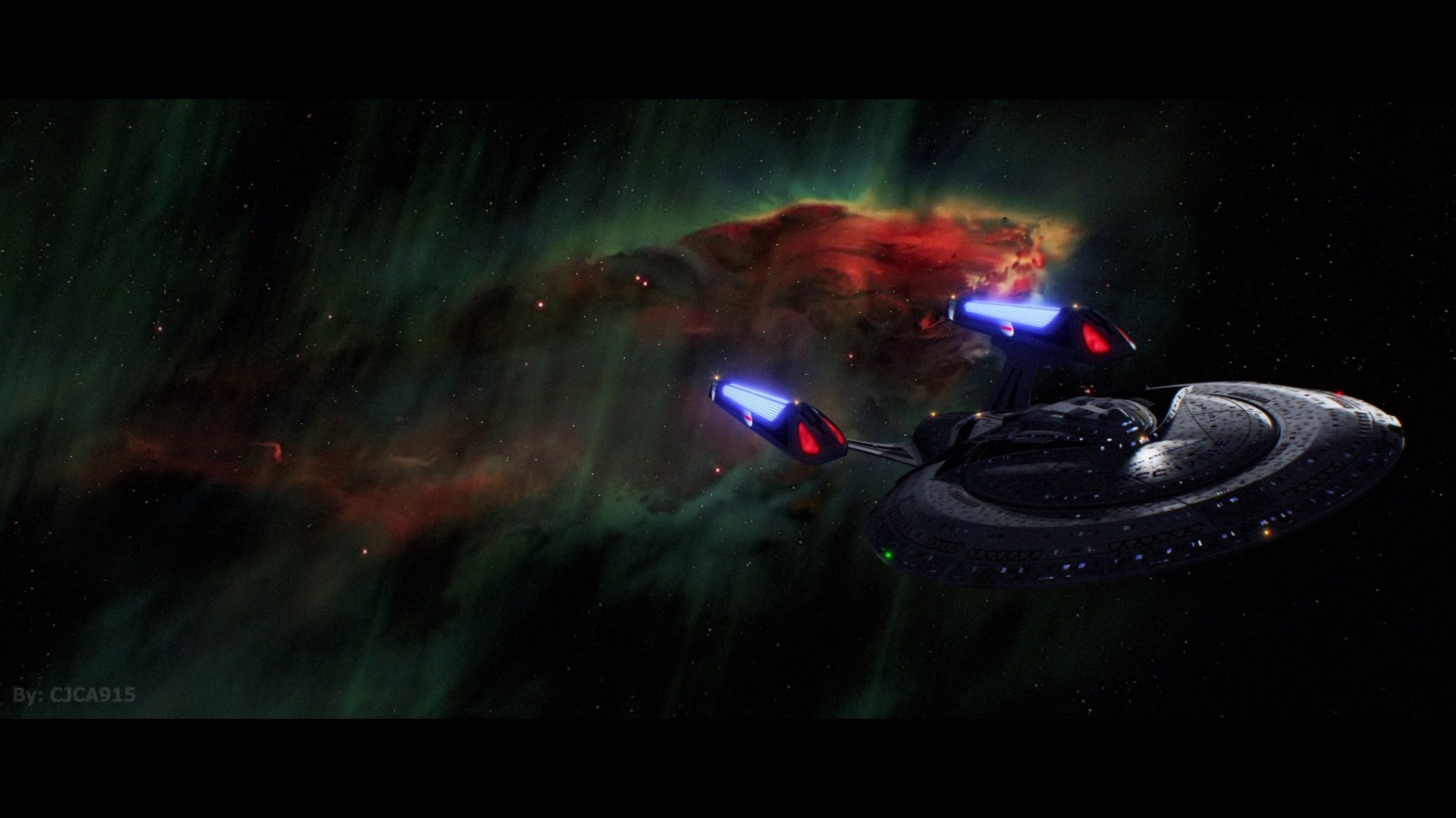 Astronave Star Trek nello spazio, 1920x1080 Full HD 1080p, PC